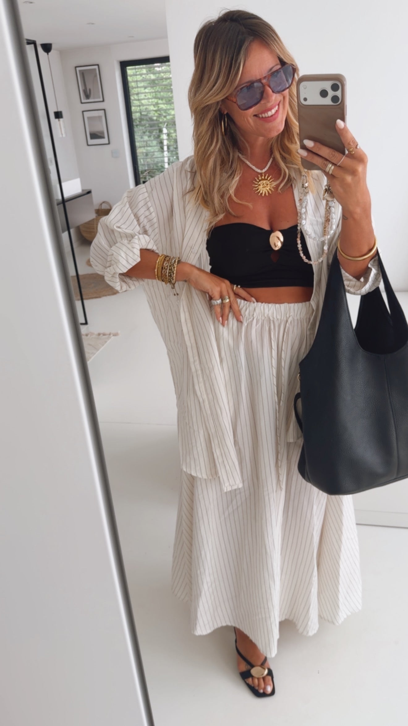 Secret Bluse Oversize Stripes