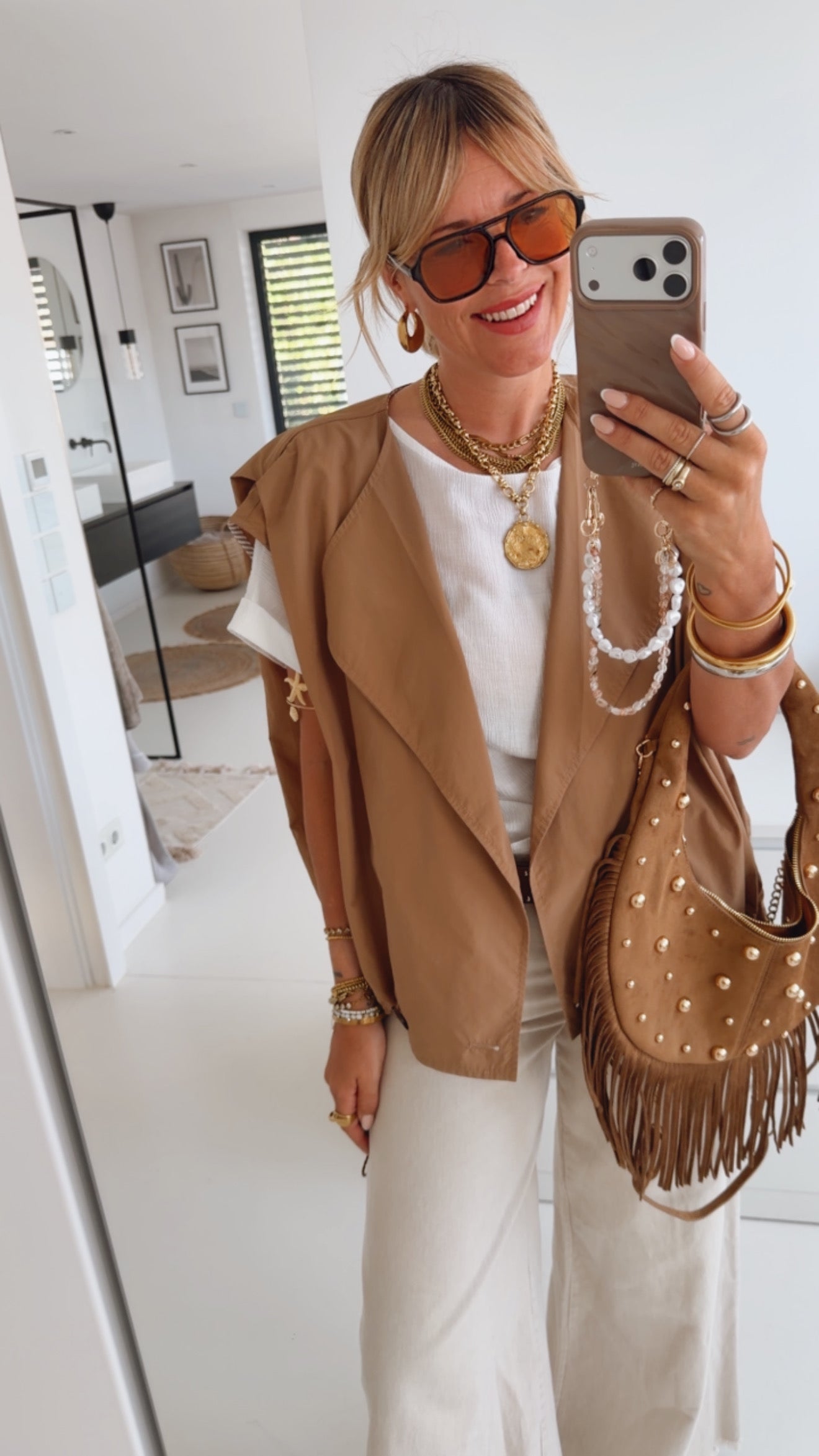Midi Weste Oversize