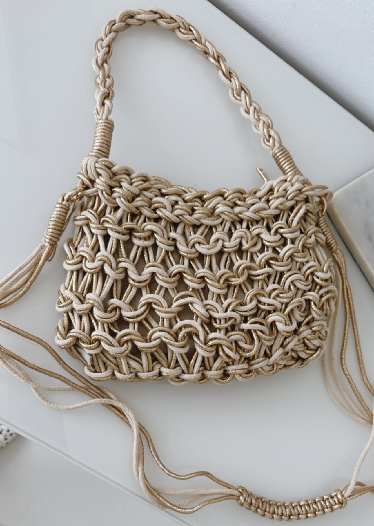 Tasche Gold Boho
