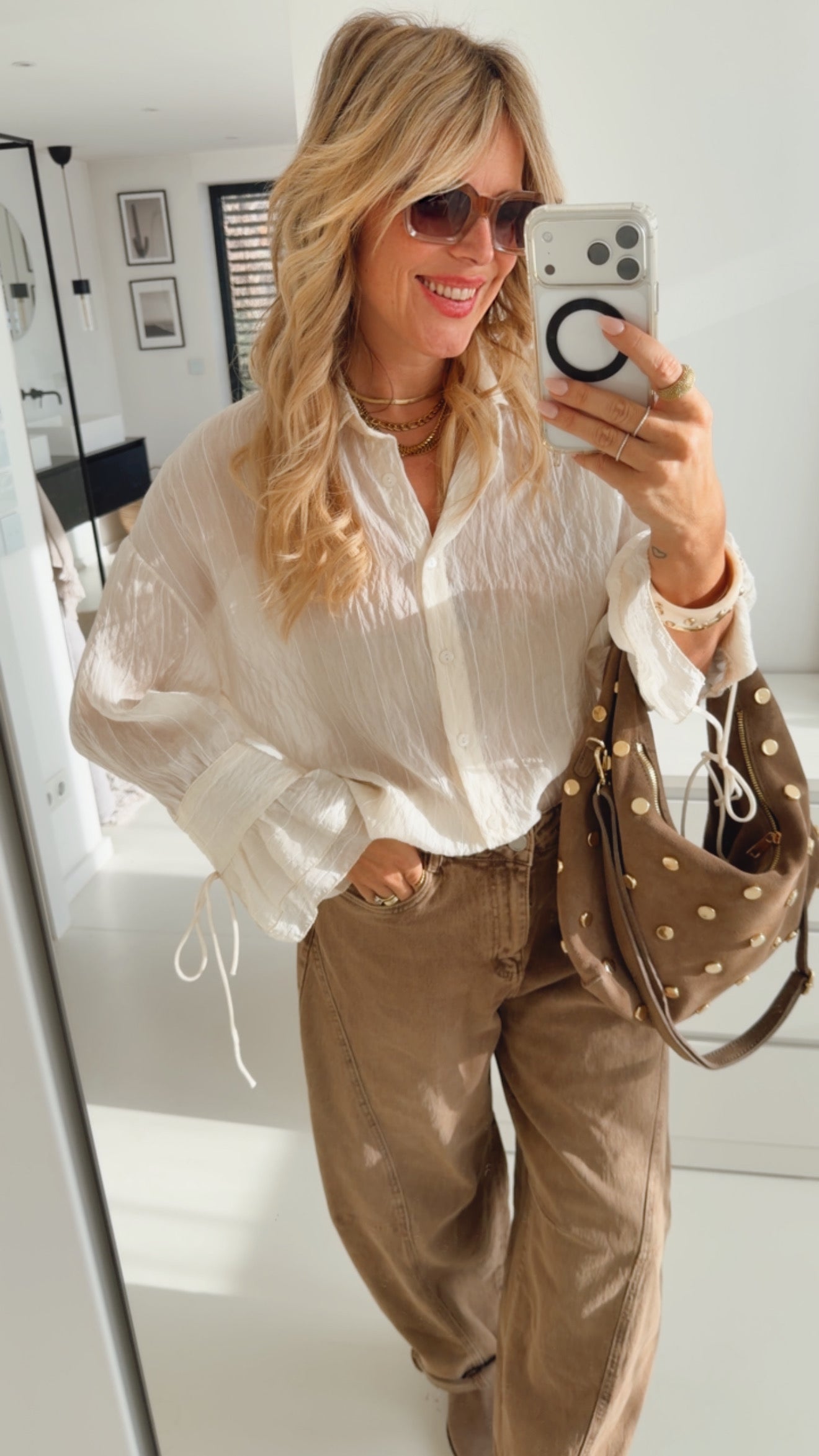 Bluse Statement Sleeves