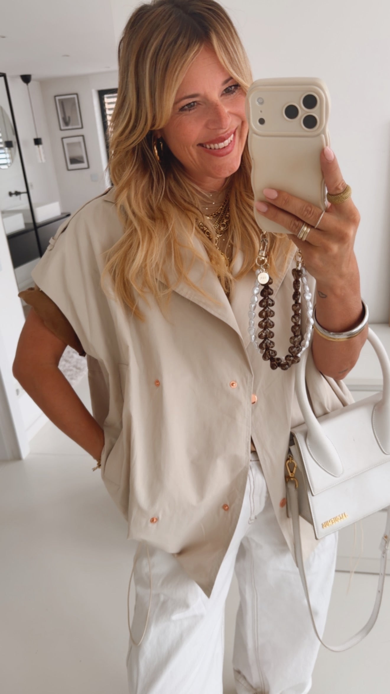Oversize Weste Trench