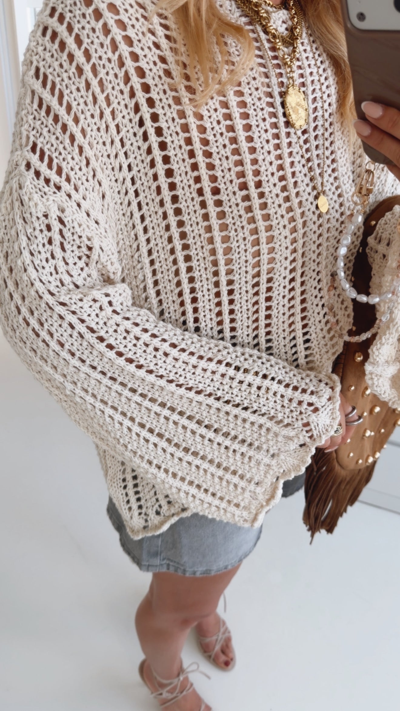Crochet Pulli Loosearm