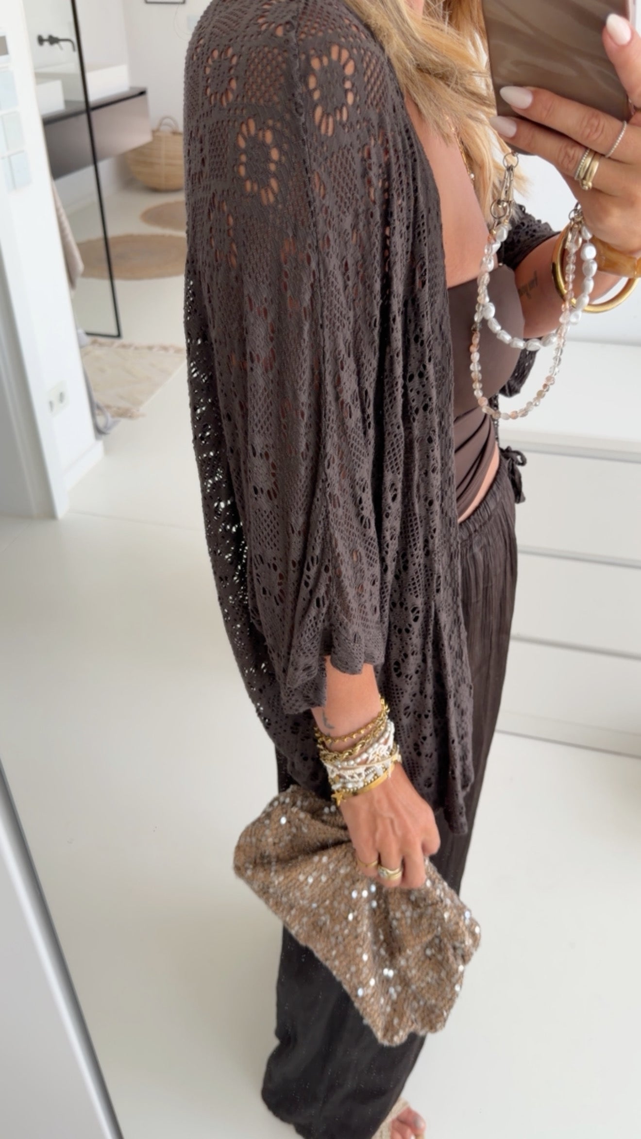 Lace Kimono Loose