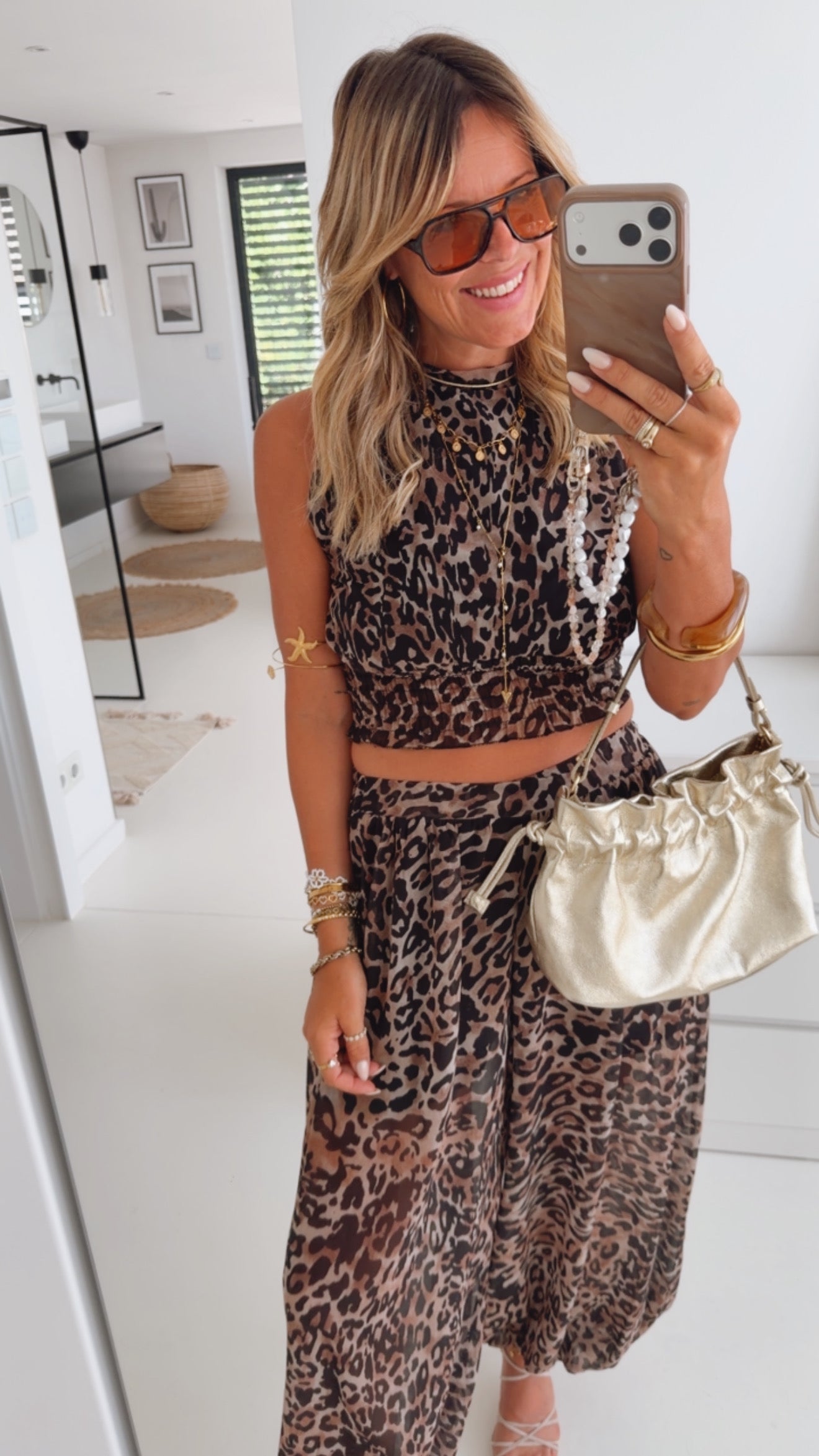 Midi Leo Top Scrunch