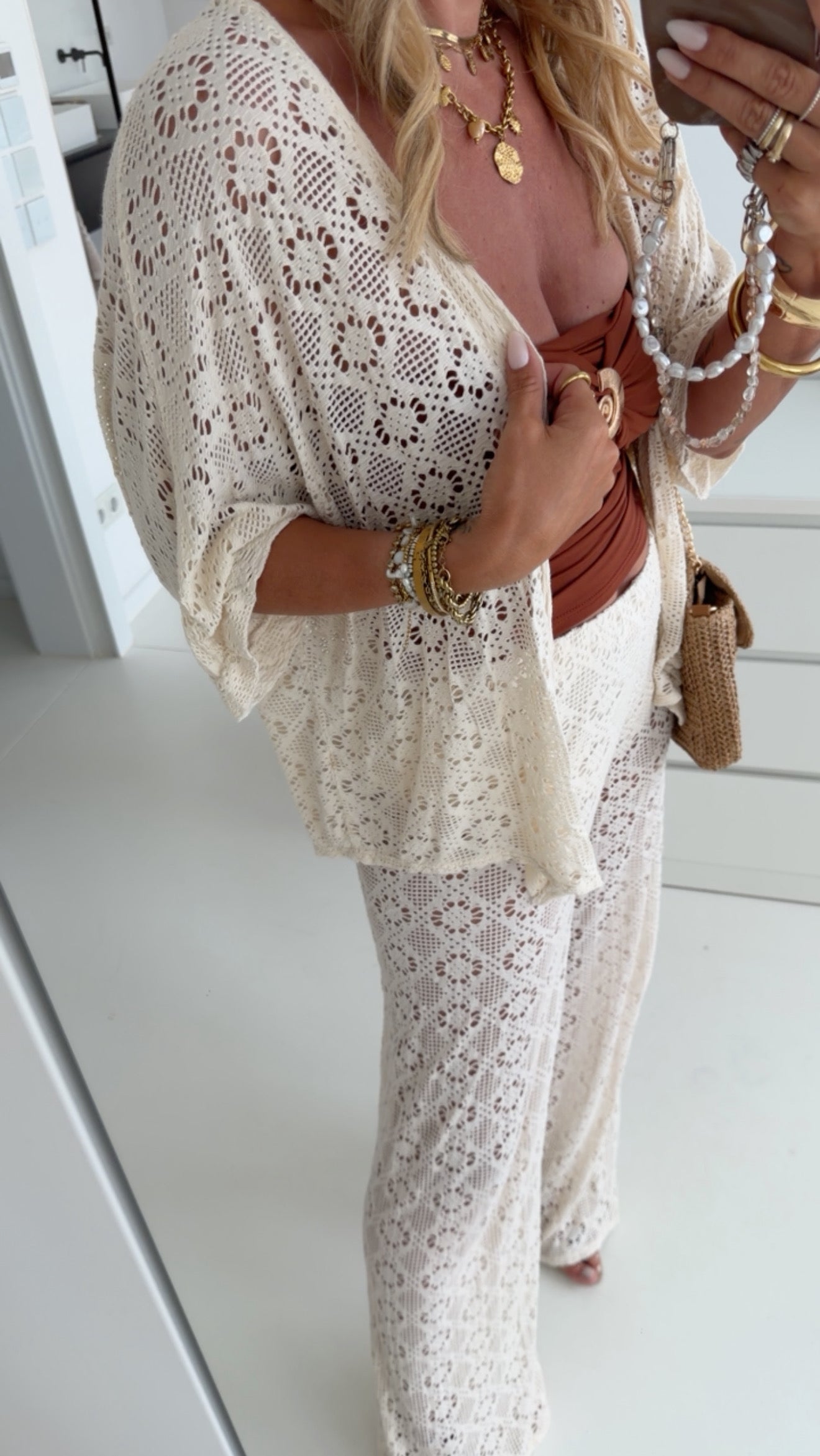 Lace Kimono Loose