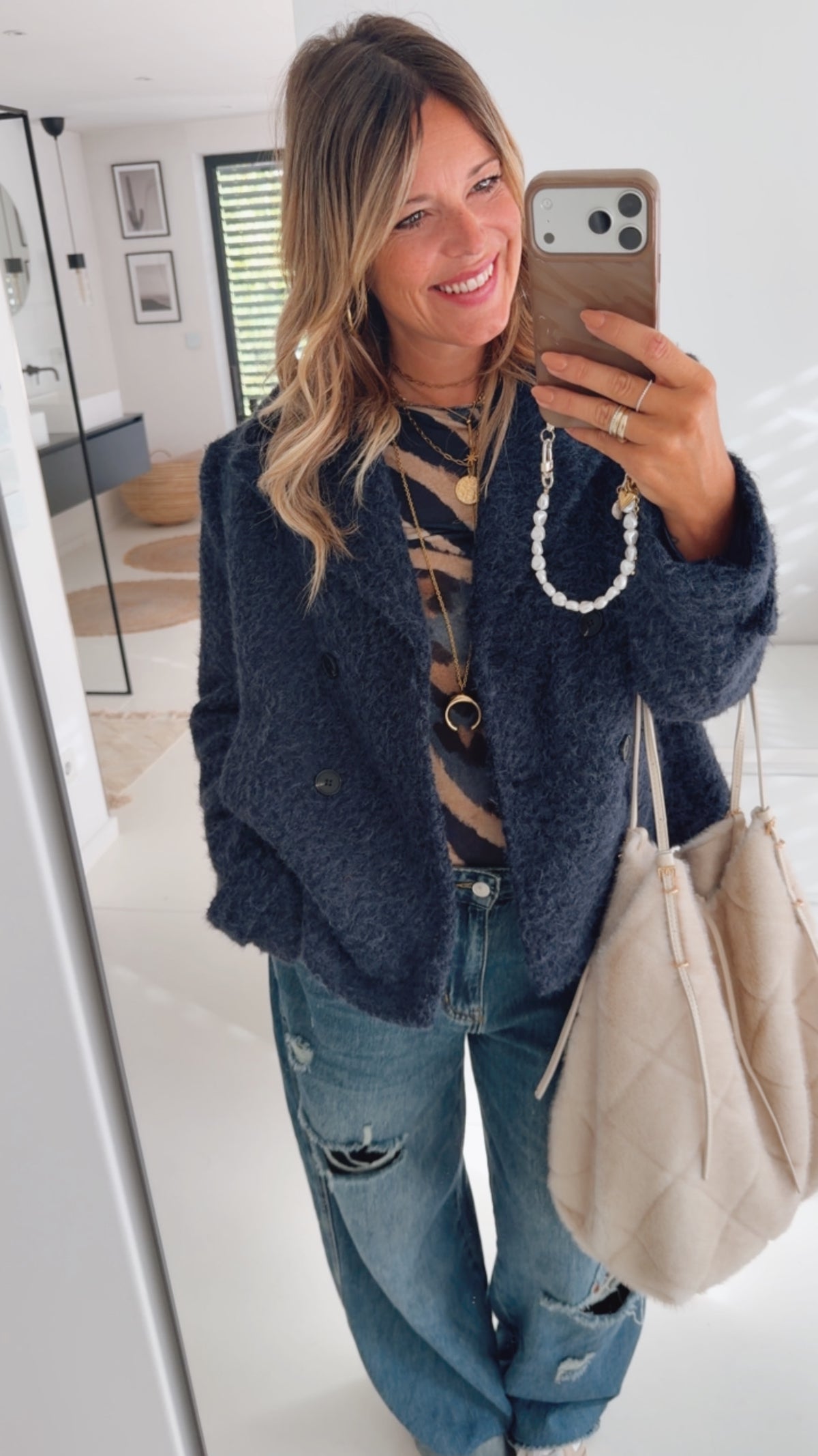 Cozy Jacke Double Button