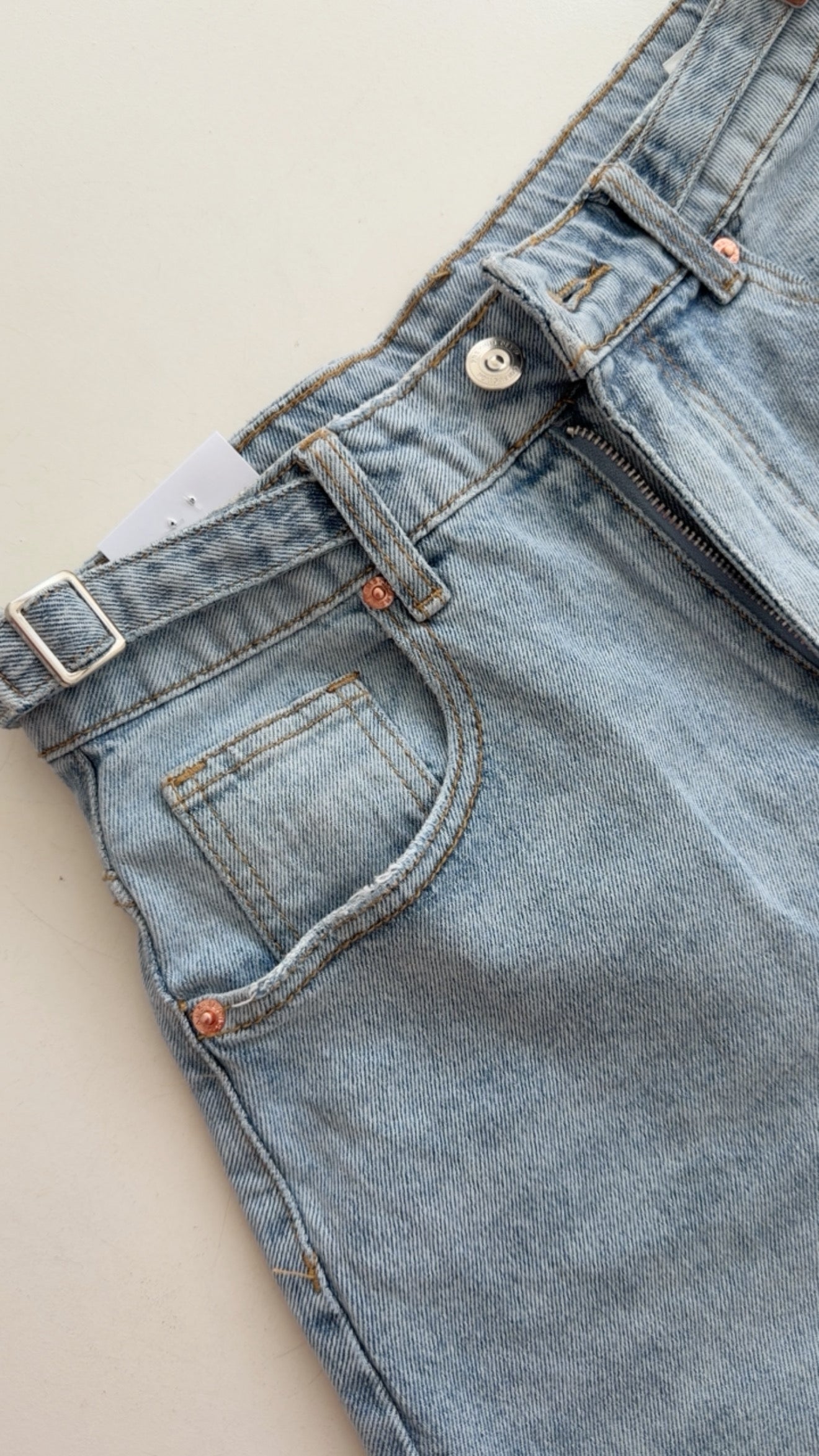 Bermuda Wide Leg Jeans