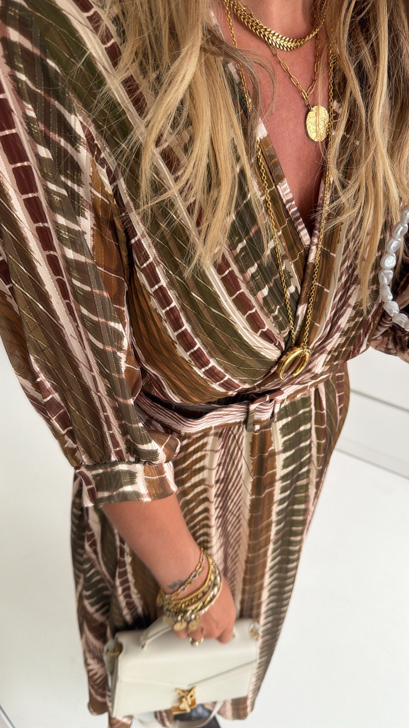 Kleid Brush Pattern