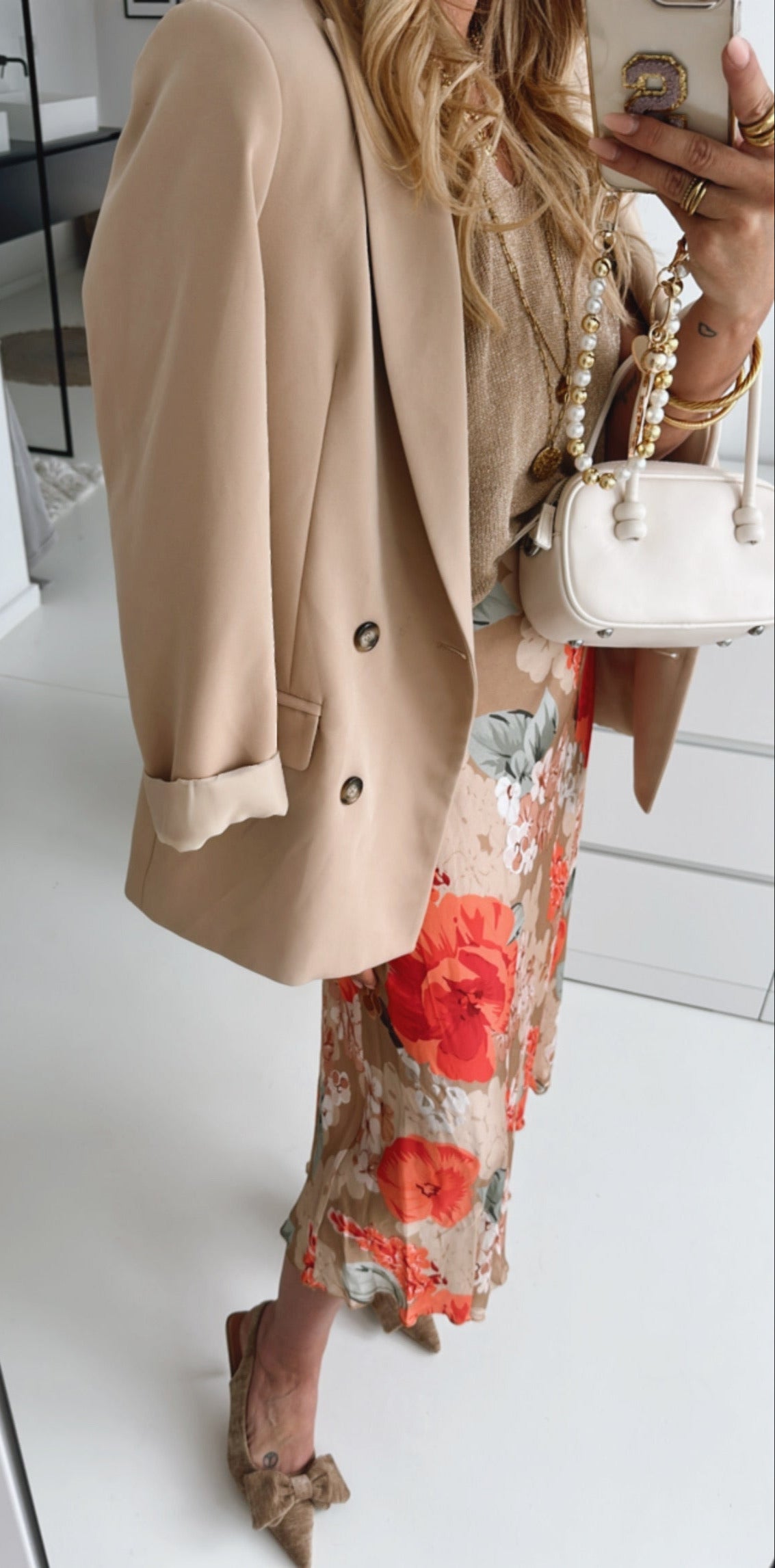 Midi Rock Satin