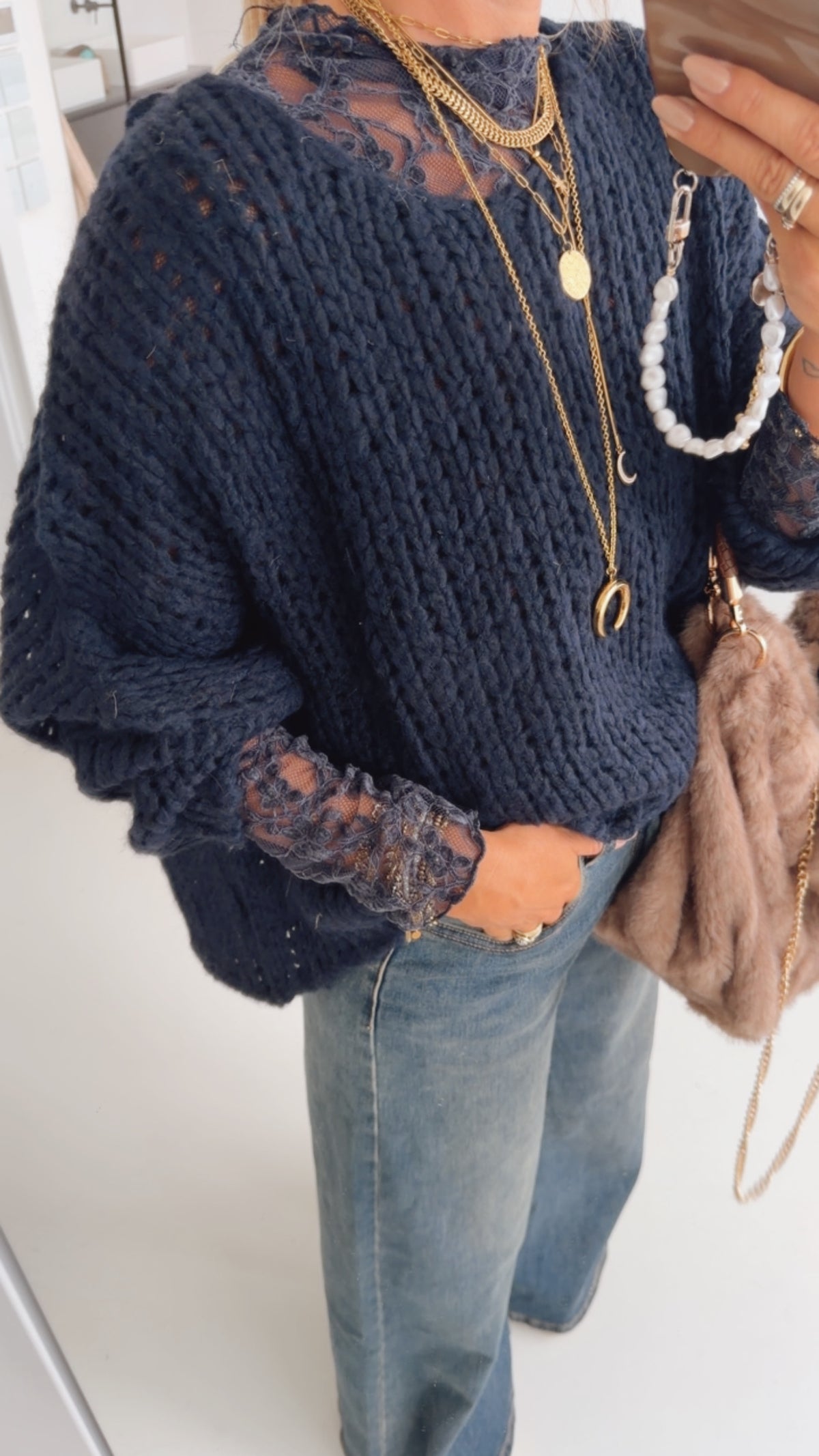 Lace Longsleeve Flower