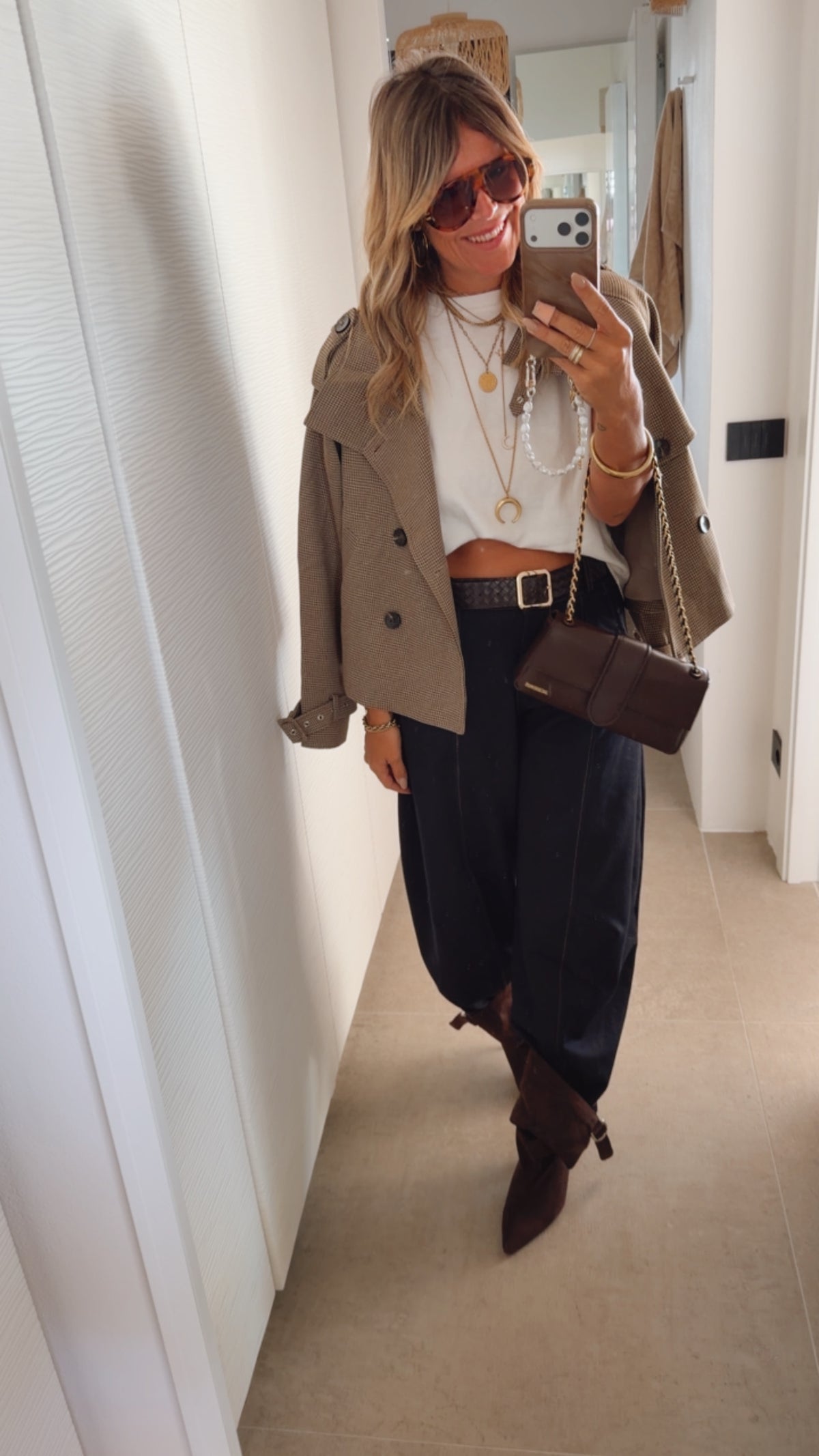 Cropped Jacke Trenchy Vibe