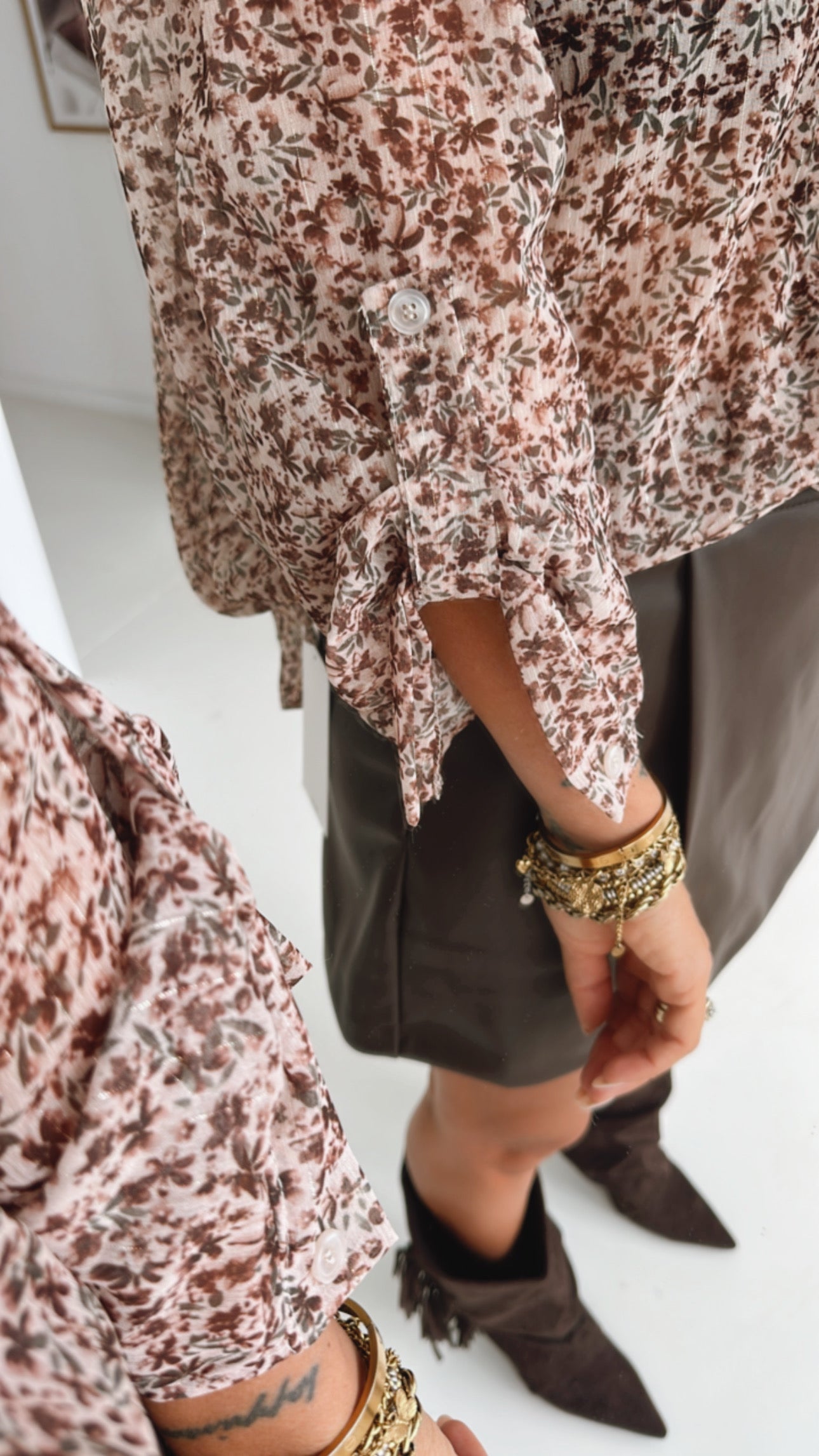 Loose Bluse Little Flowers