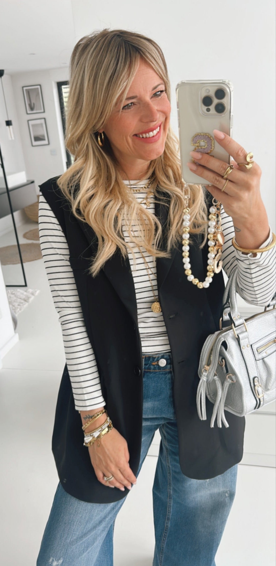 Longsleeve Glitter Stripes