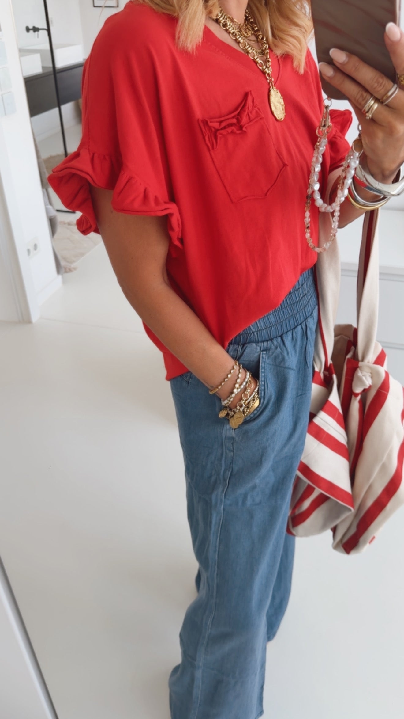Loose Hose mit Gummibund