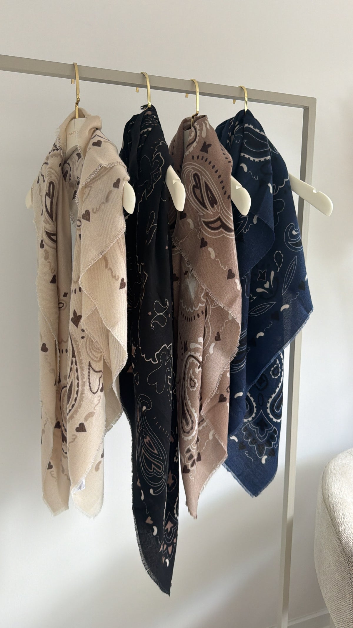 Cozy Schal Paisley Print