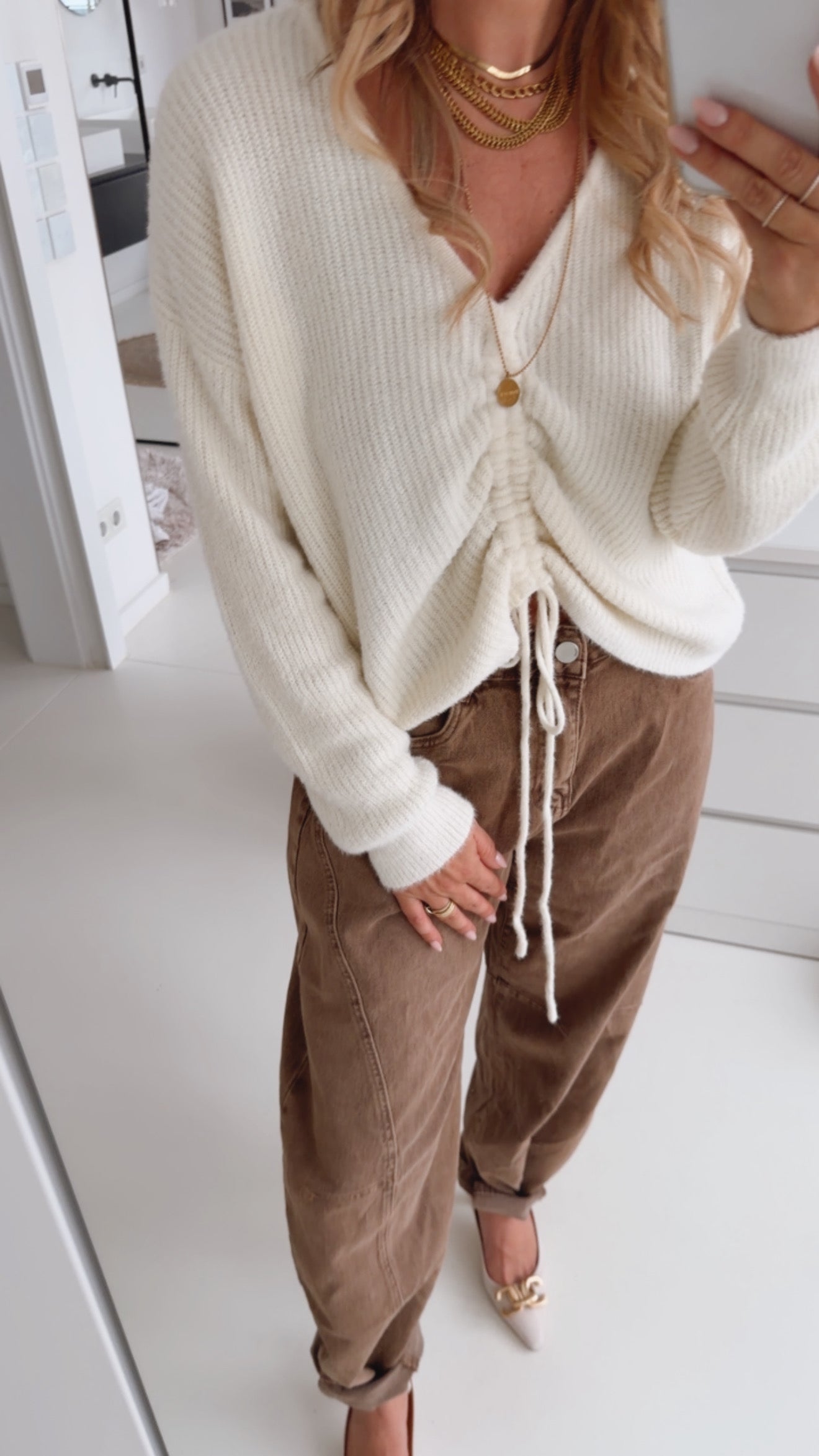 Knit Pulli Favorite mit Schnürband