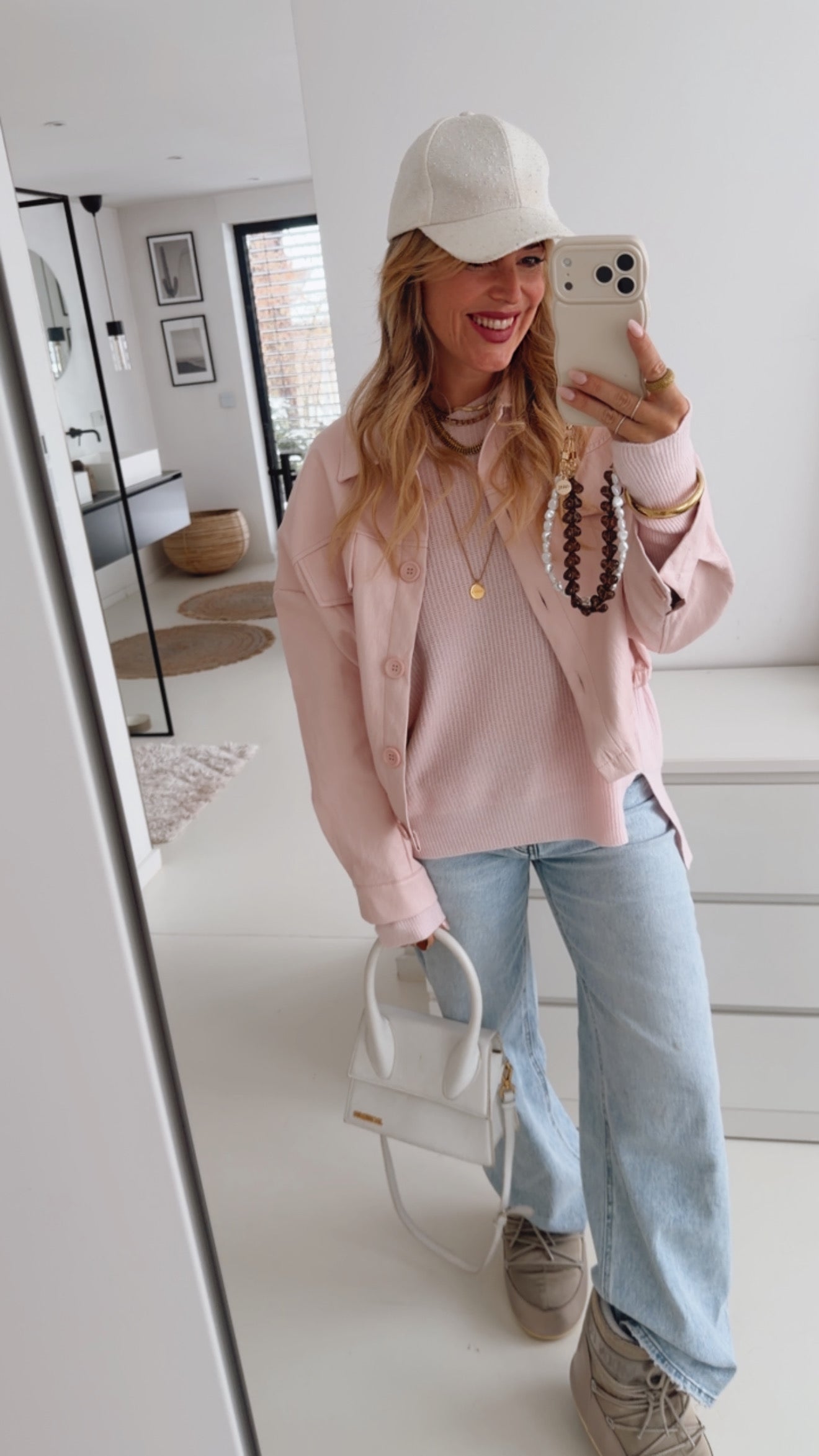 Bomber Jacke Lederoptik