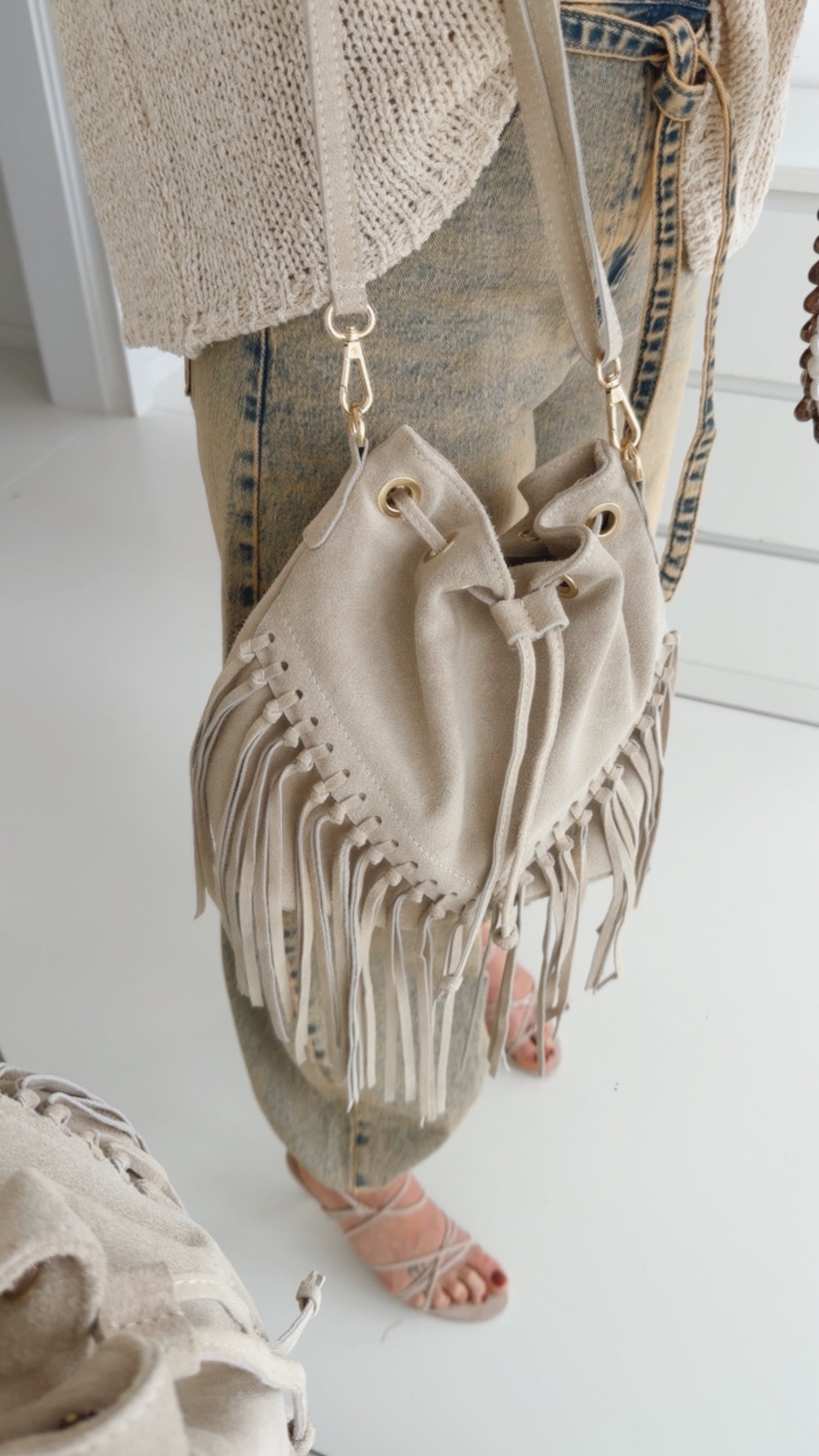 Beutel Tasche Fransen