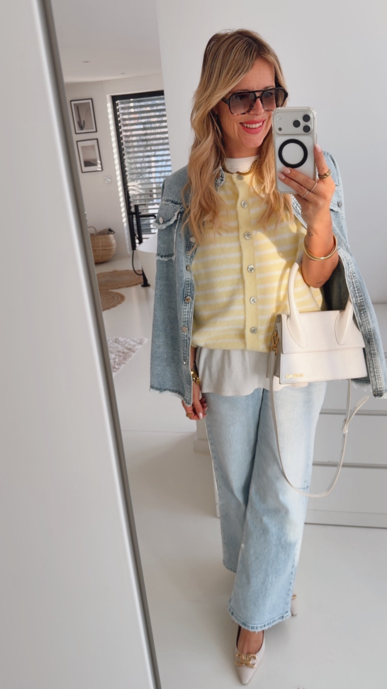 Striped Pullunder Buttons