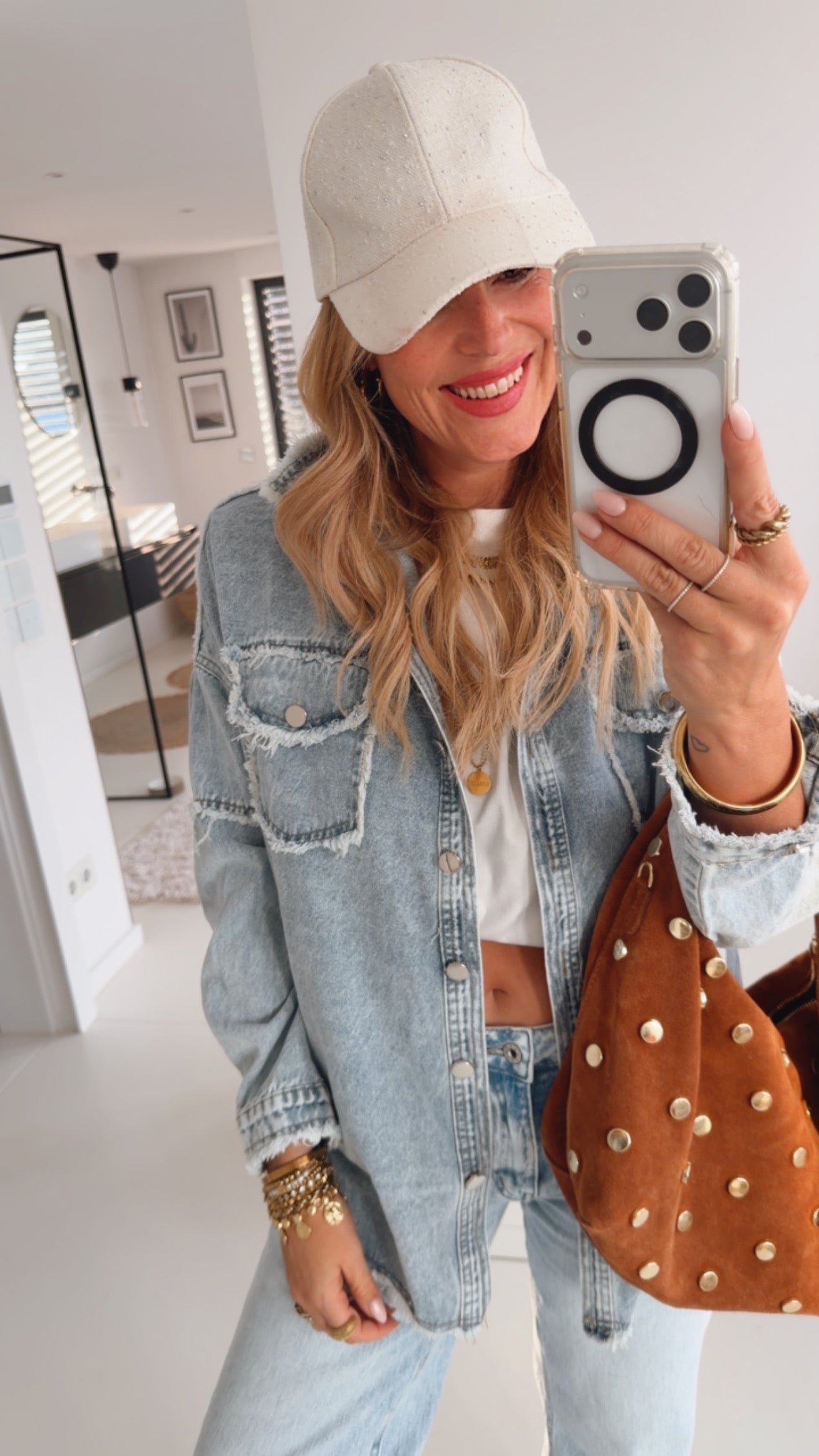 Jeans Hemd Destroyed Pockets