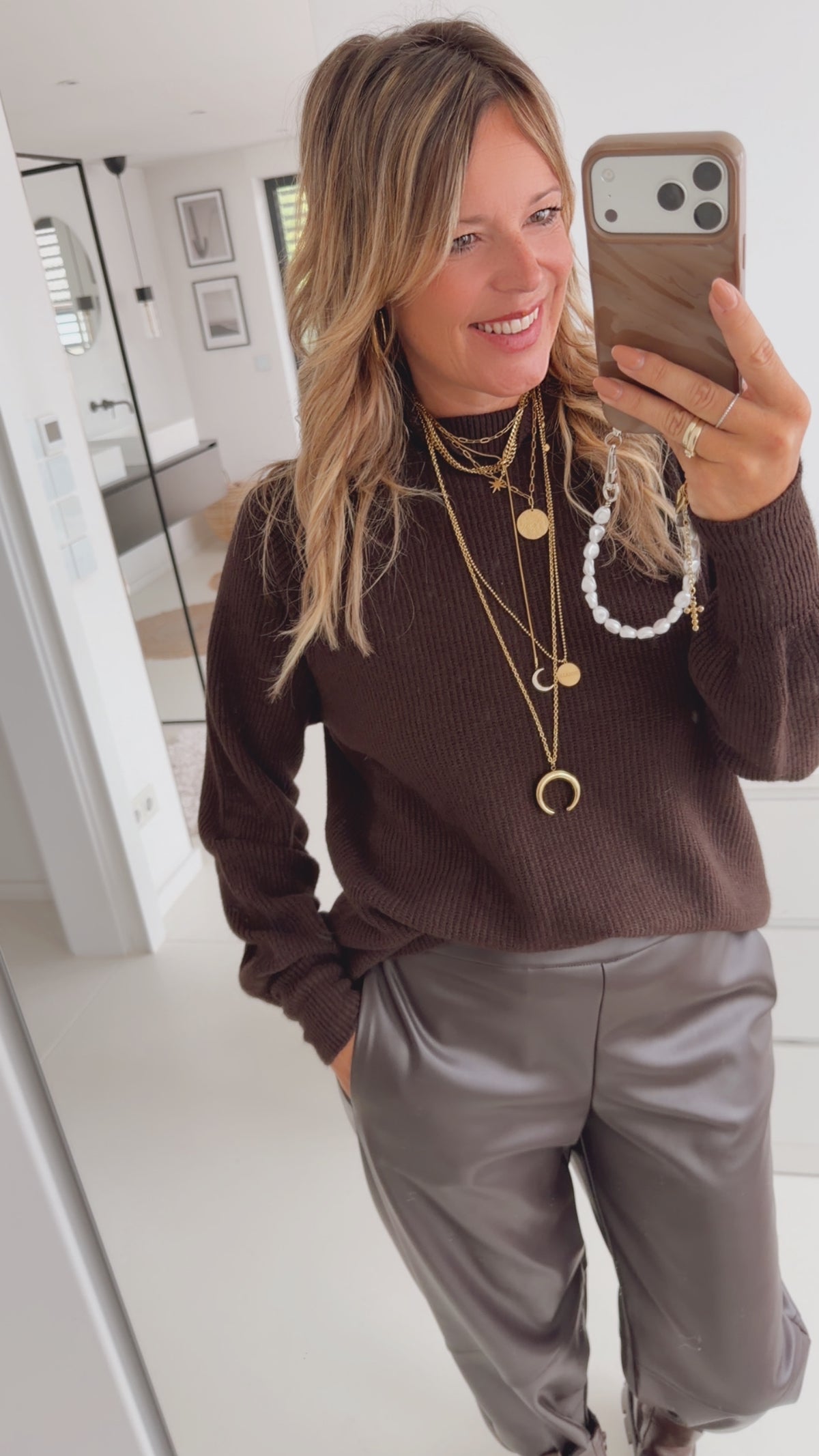 Gerippter Rolli Pulli