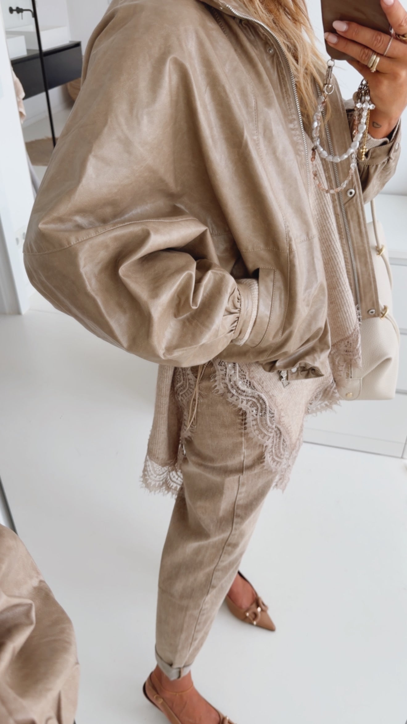 Jeans Pearl Chain