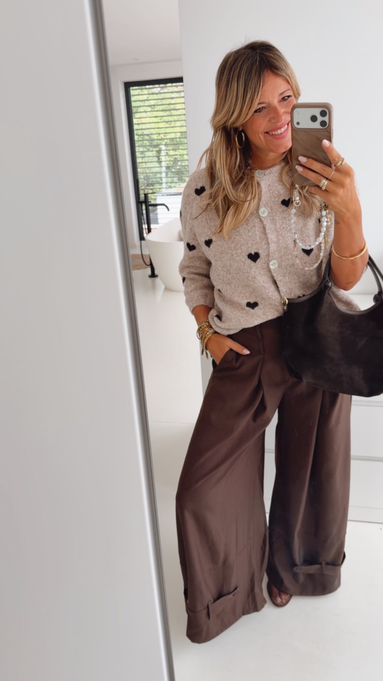 Kurzarm Cardigan Tiny Hearts