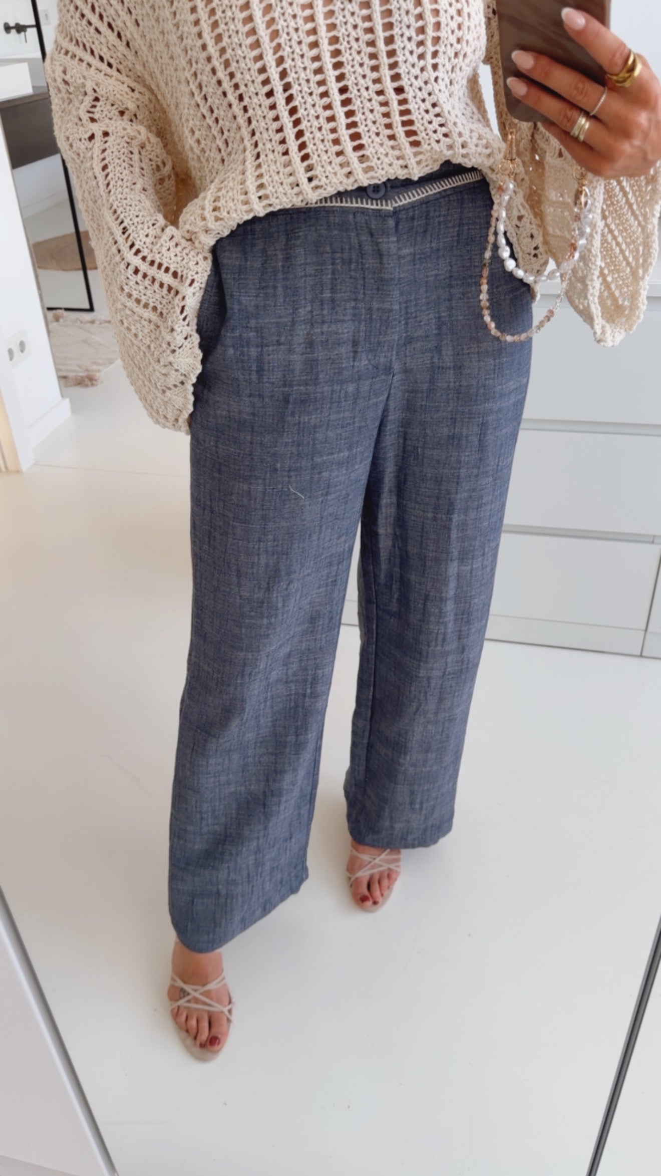 Summer Jeans Hose Seam