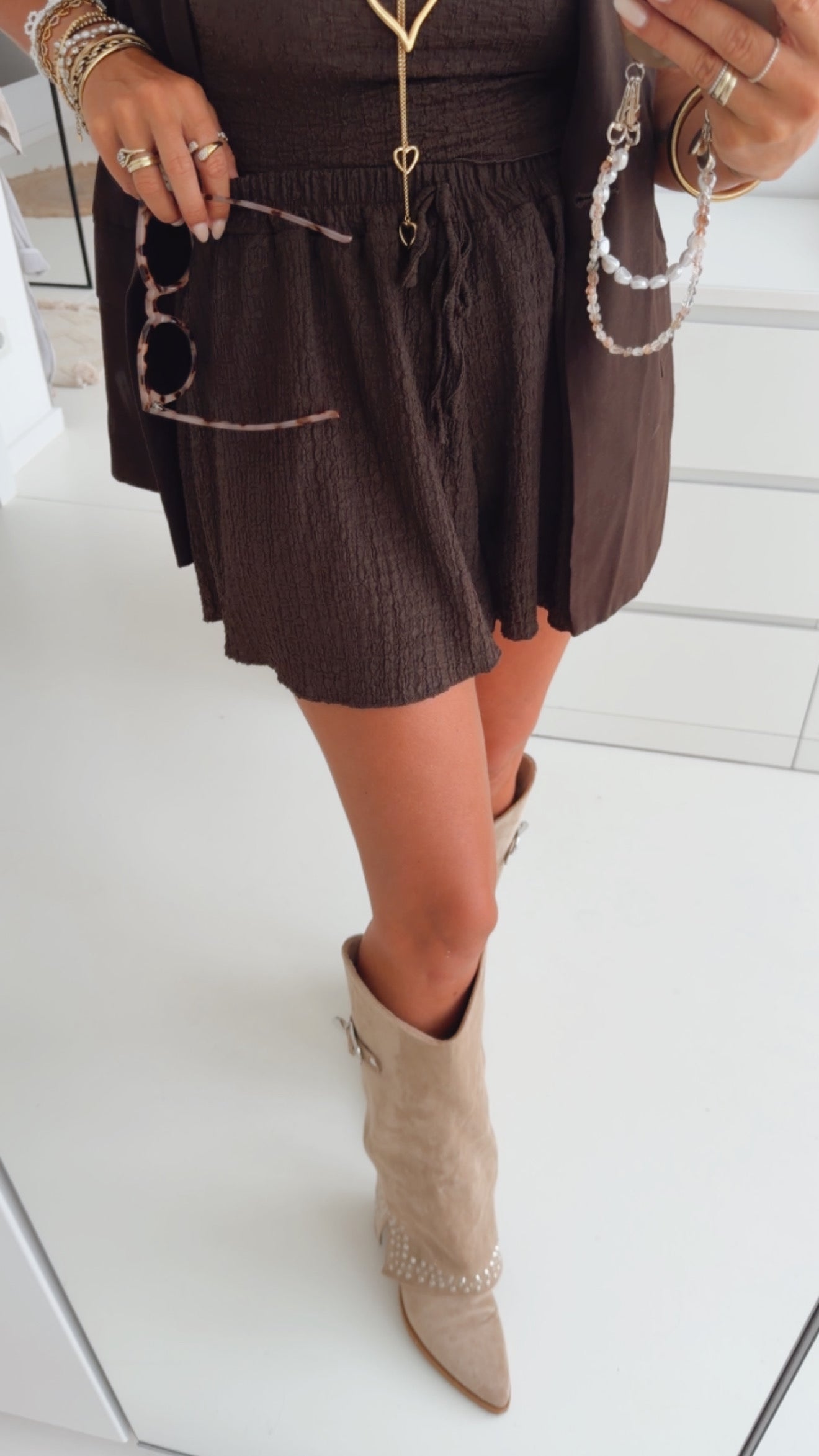 Crinkle Shorts