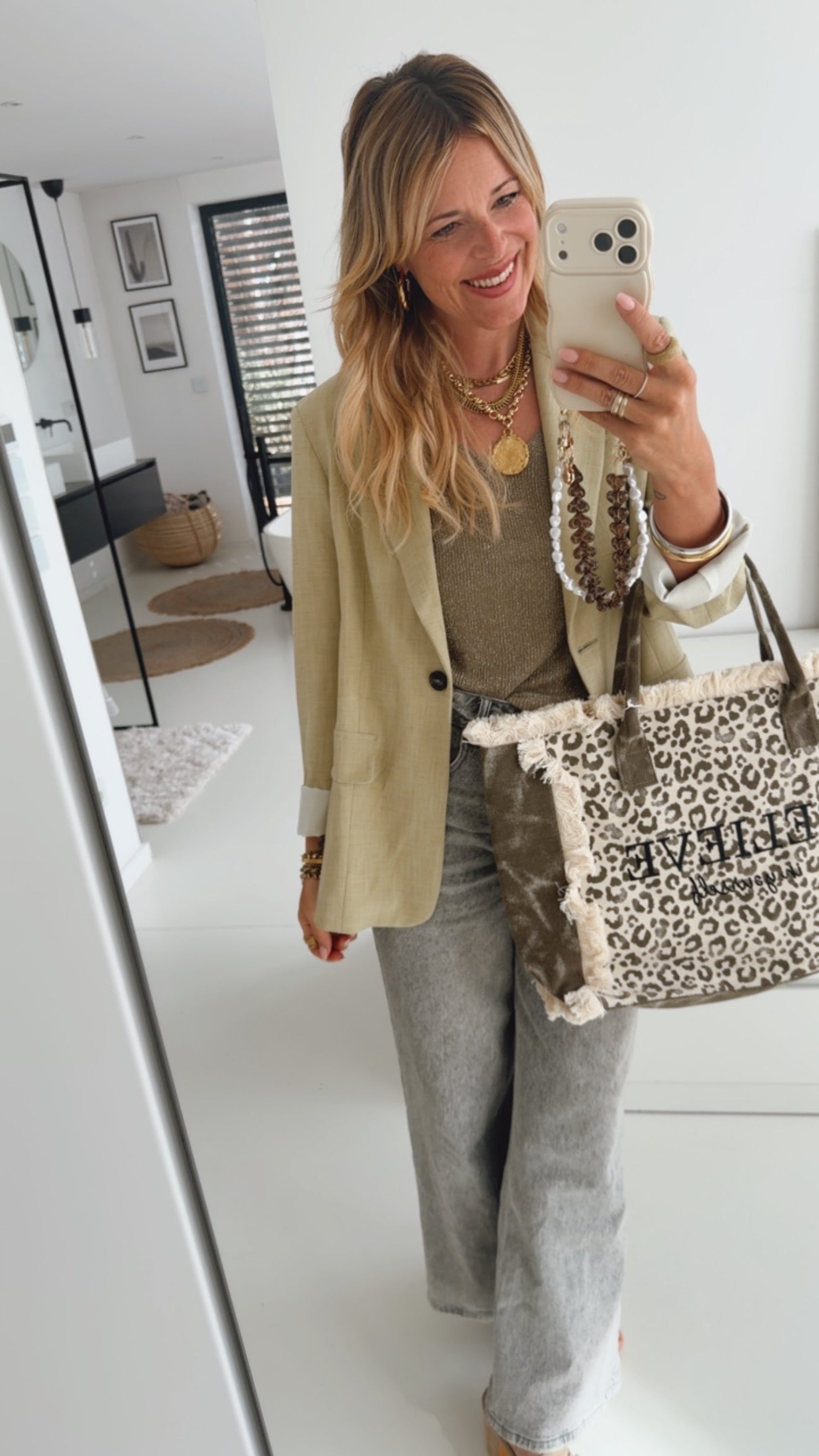 Loose Knit Top Glitter