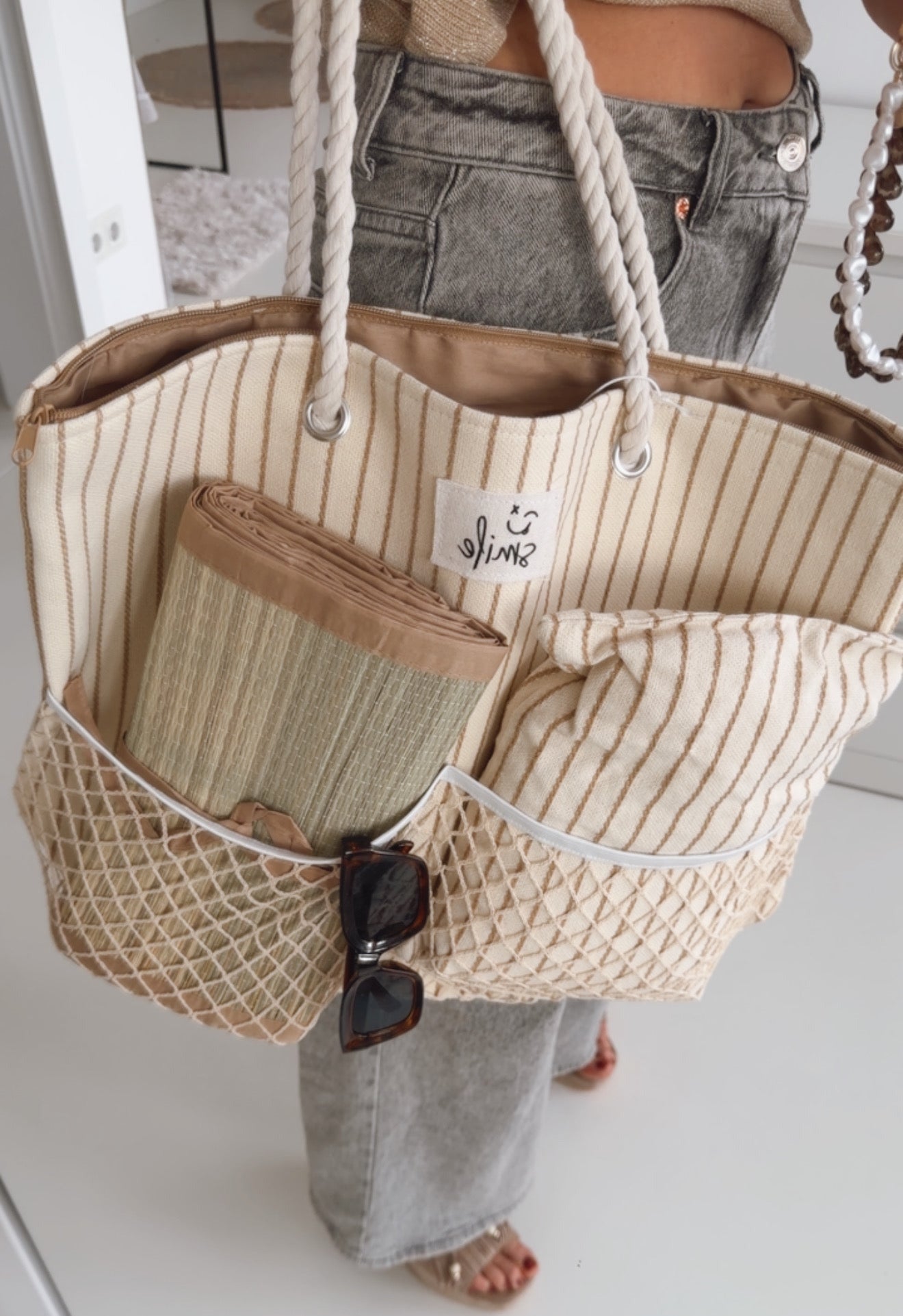 Strand Tasche Stripes