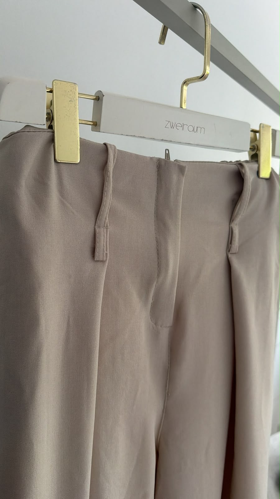 Loose Anzugs Hose Statement Saum