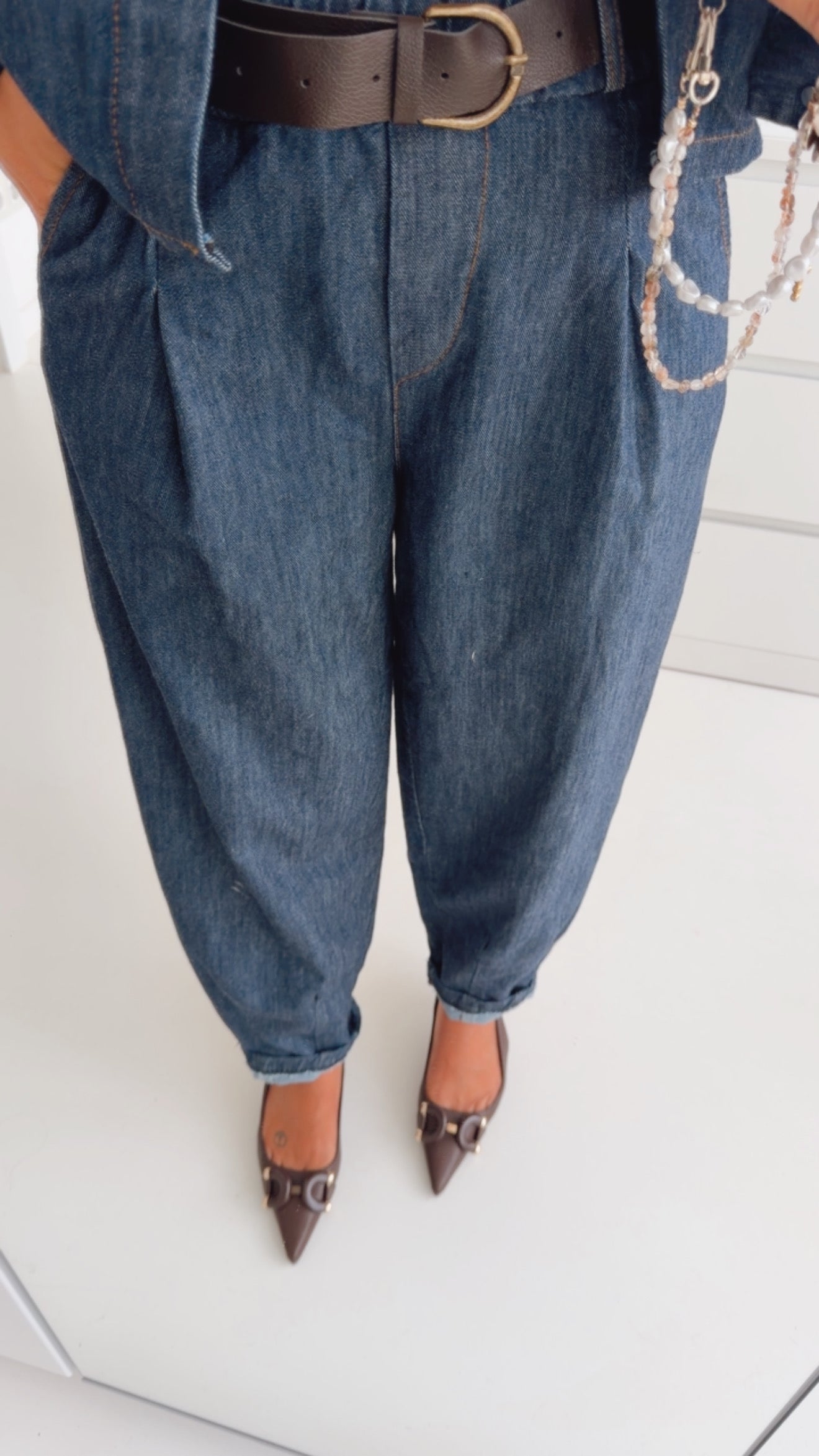 Jeans a Like mit Gummibund