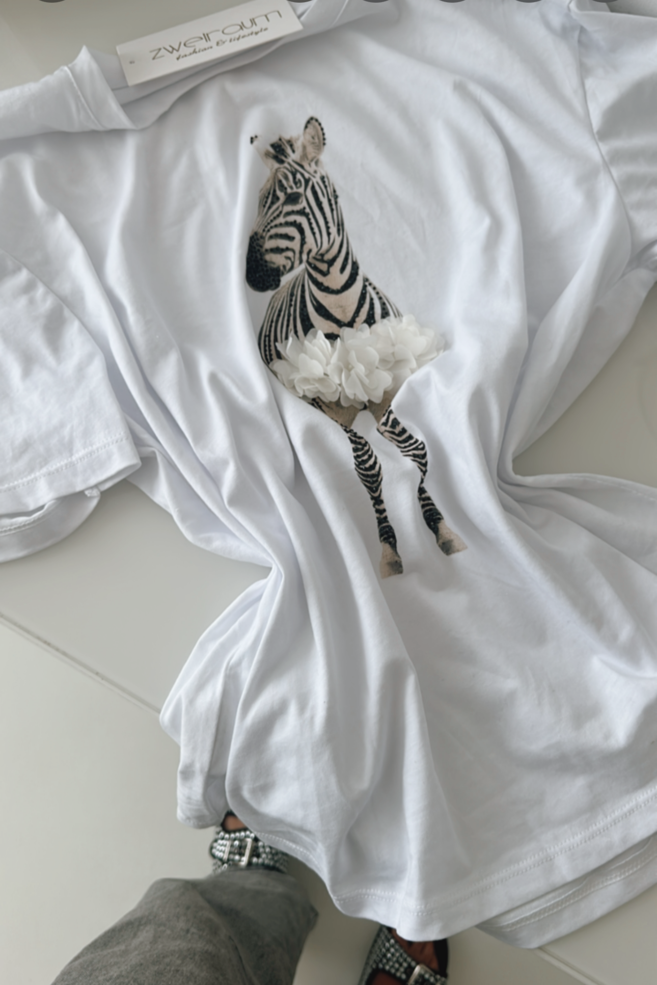 T-Shirt Zebra Tutu