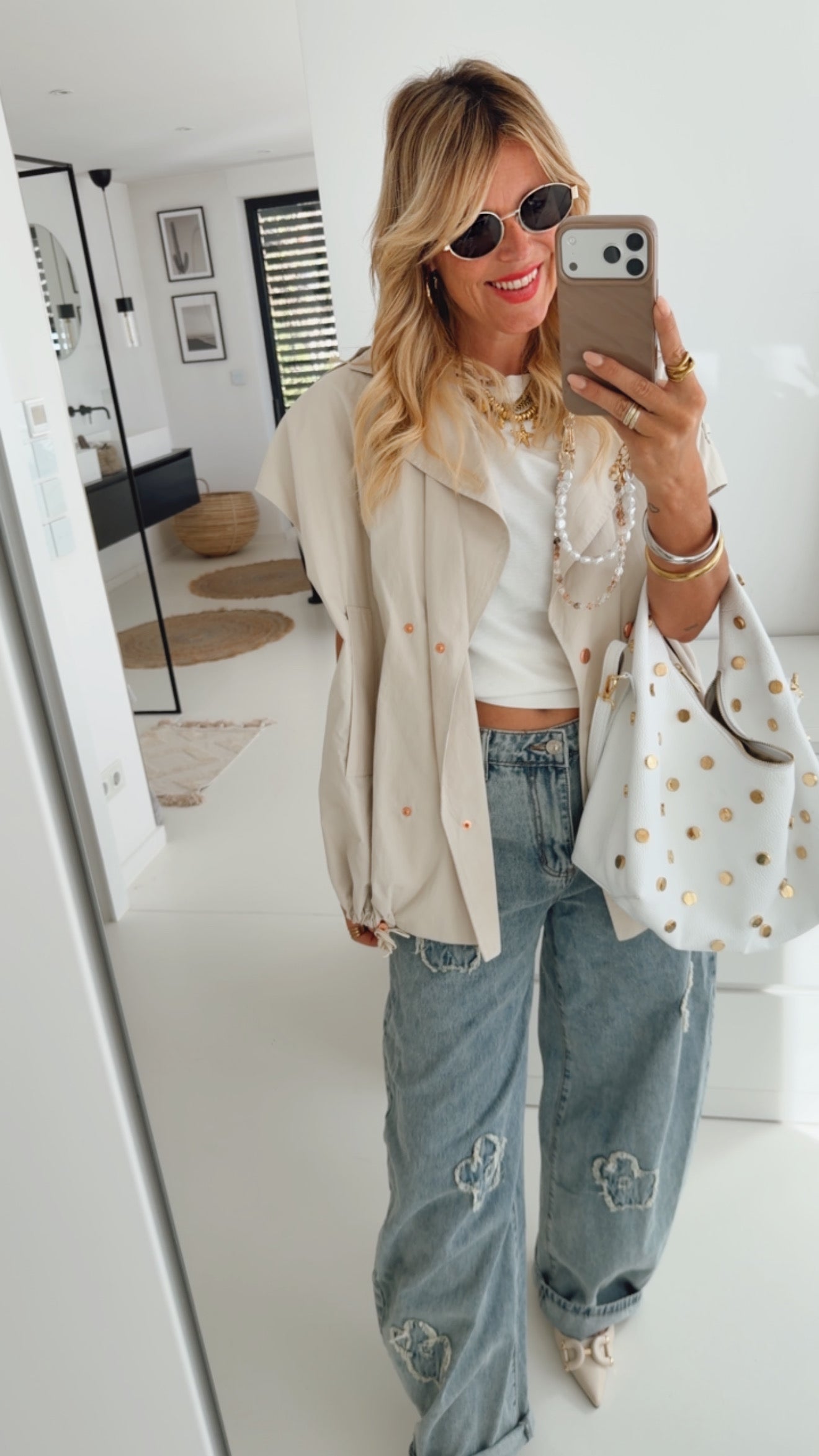 Jeans Blumen Detail