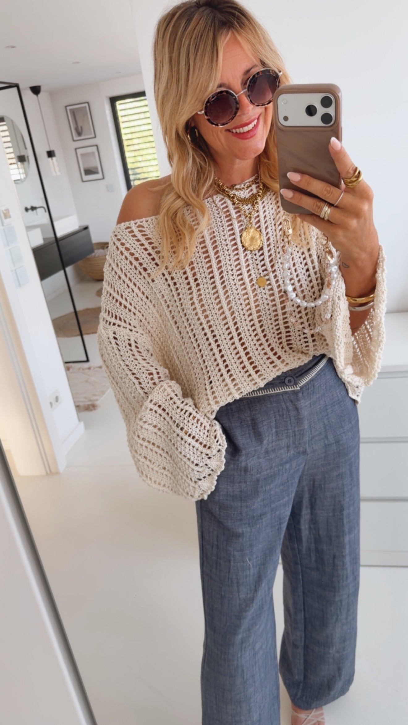 Crochet Pulli Loosearm