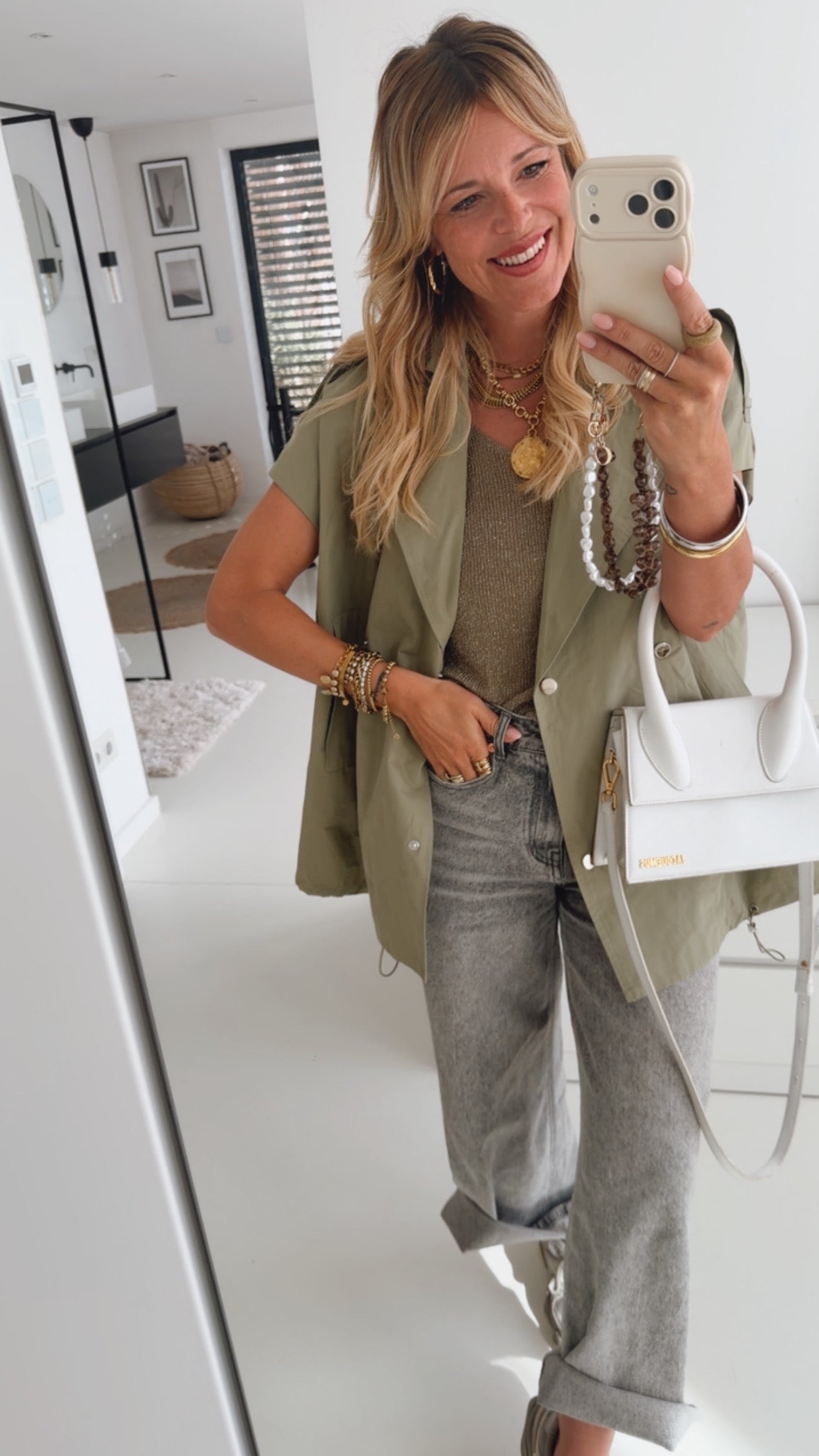 Oversize Weste Trench