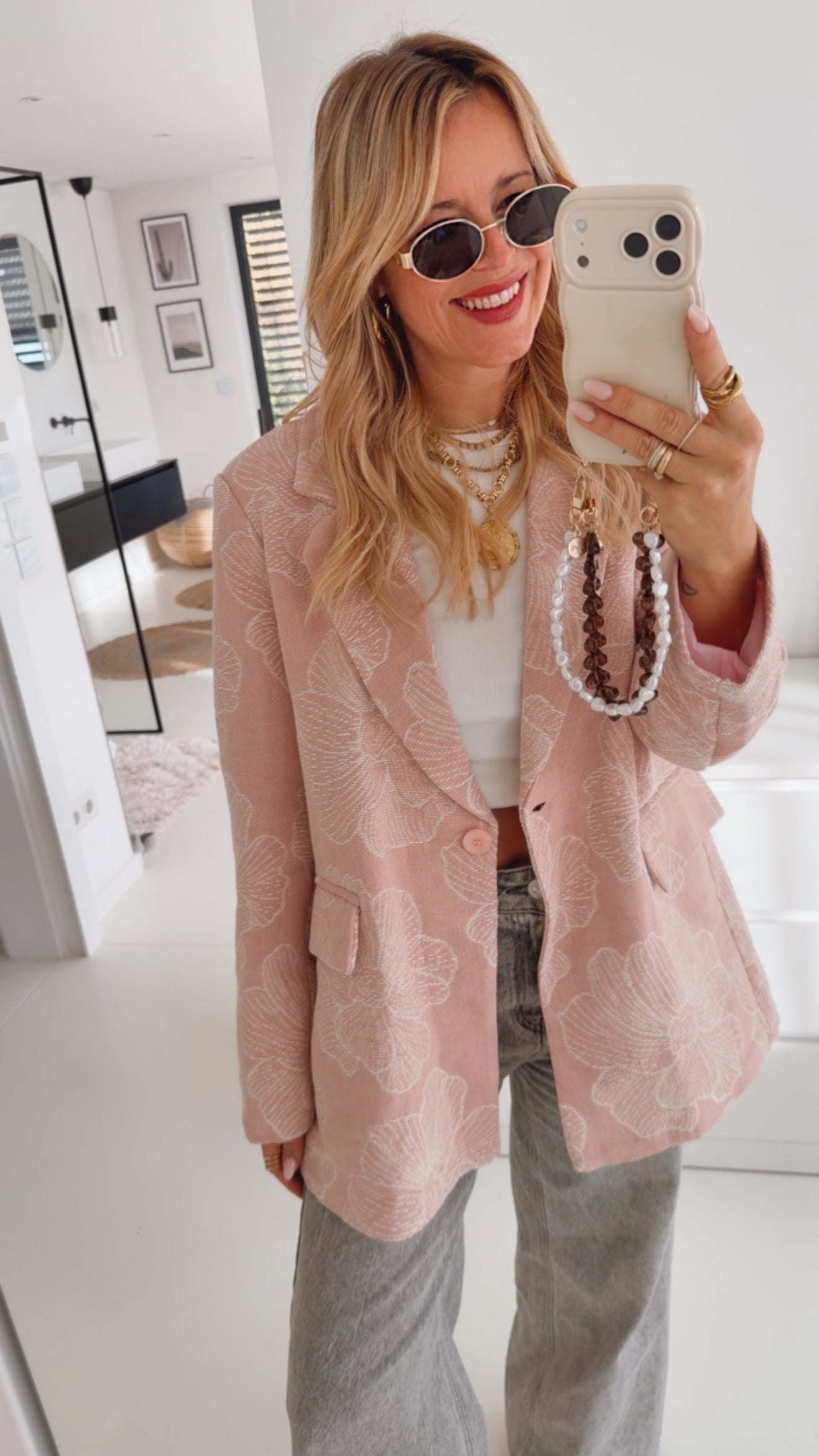 Blazer Big Flowers
