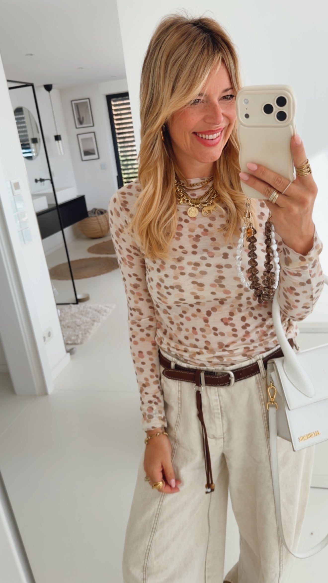 Longsleeve Sheer Dots