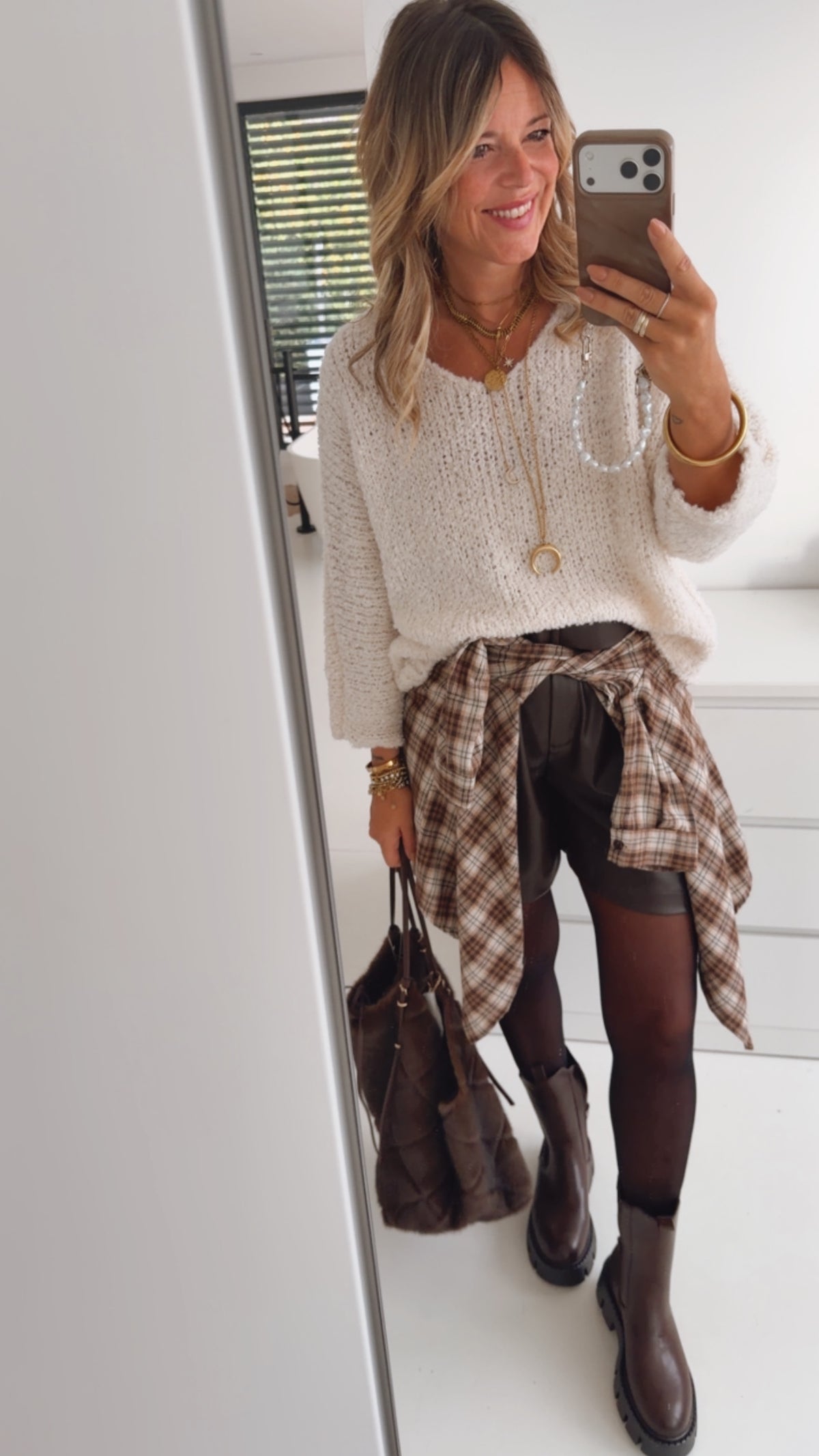 Popcorn Pulli Dreiviertelarm