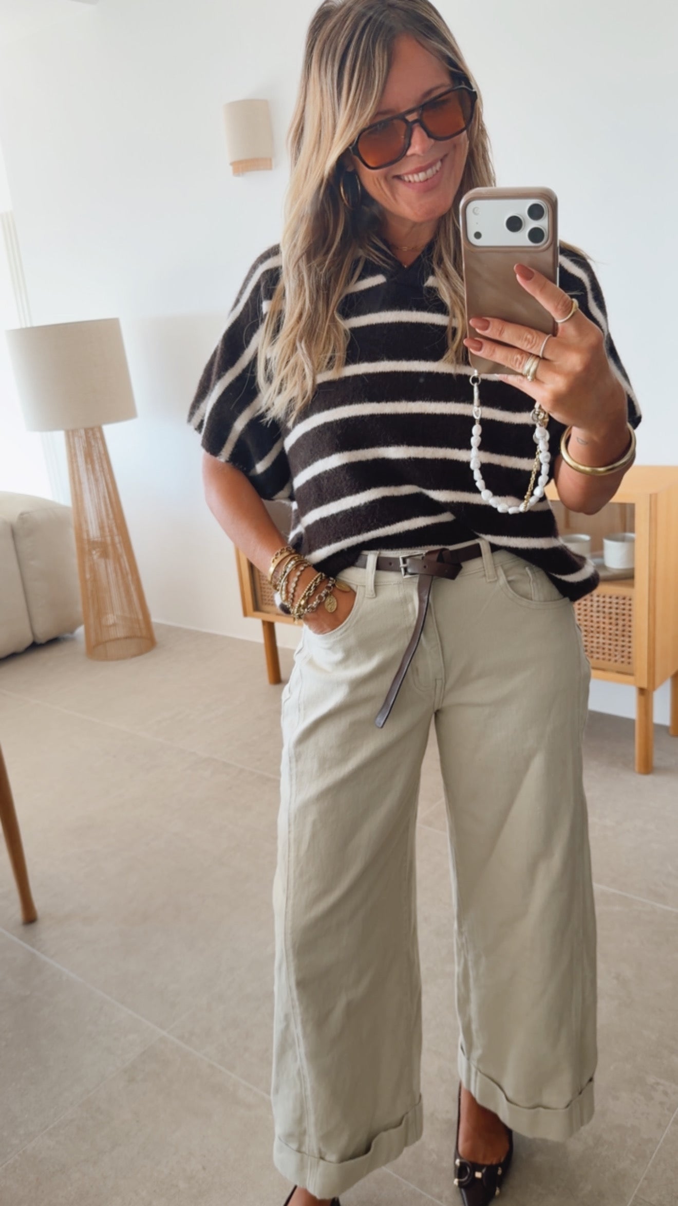 Strick T-Shirt Stripes