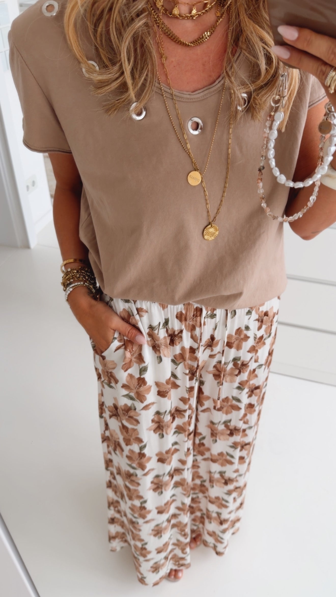 T-Shirt Nieten Details