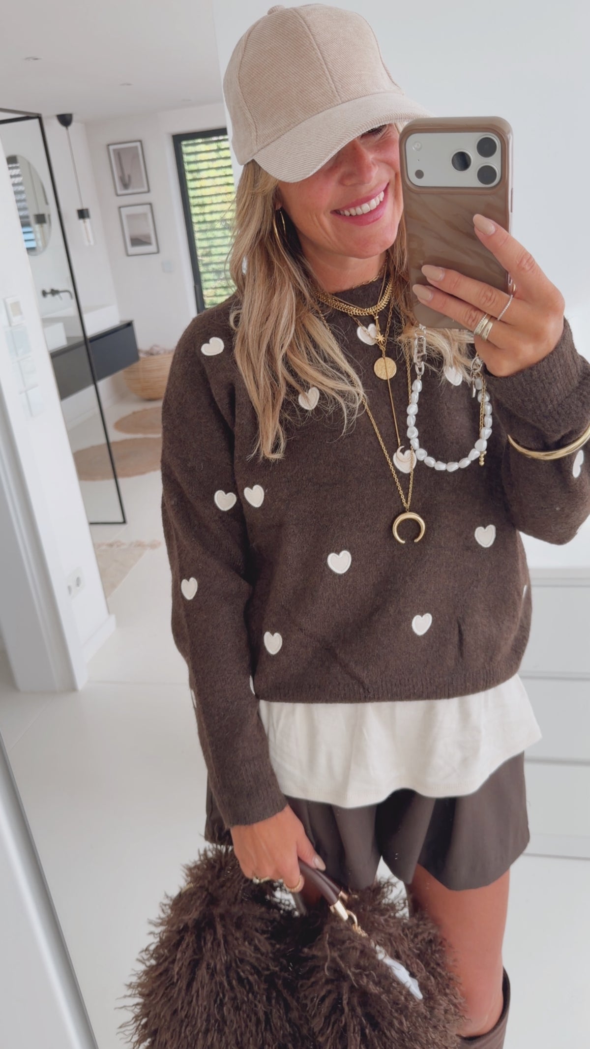 Strickpulli Tiny Hearts