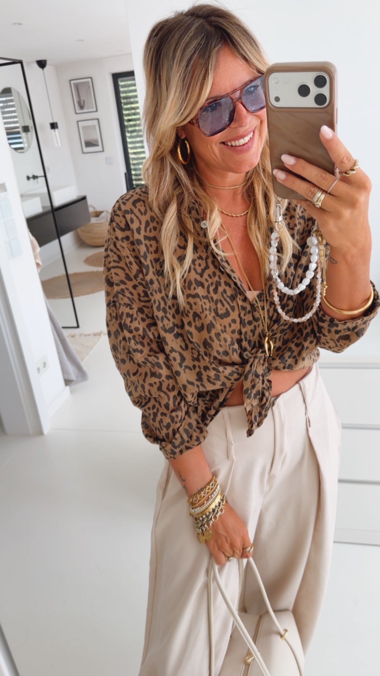 Leo Bluse zum Binden