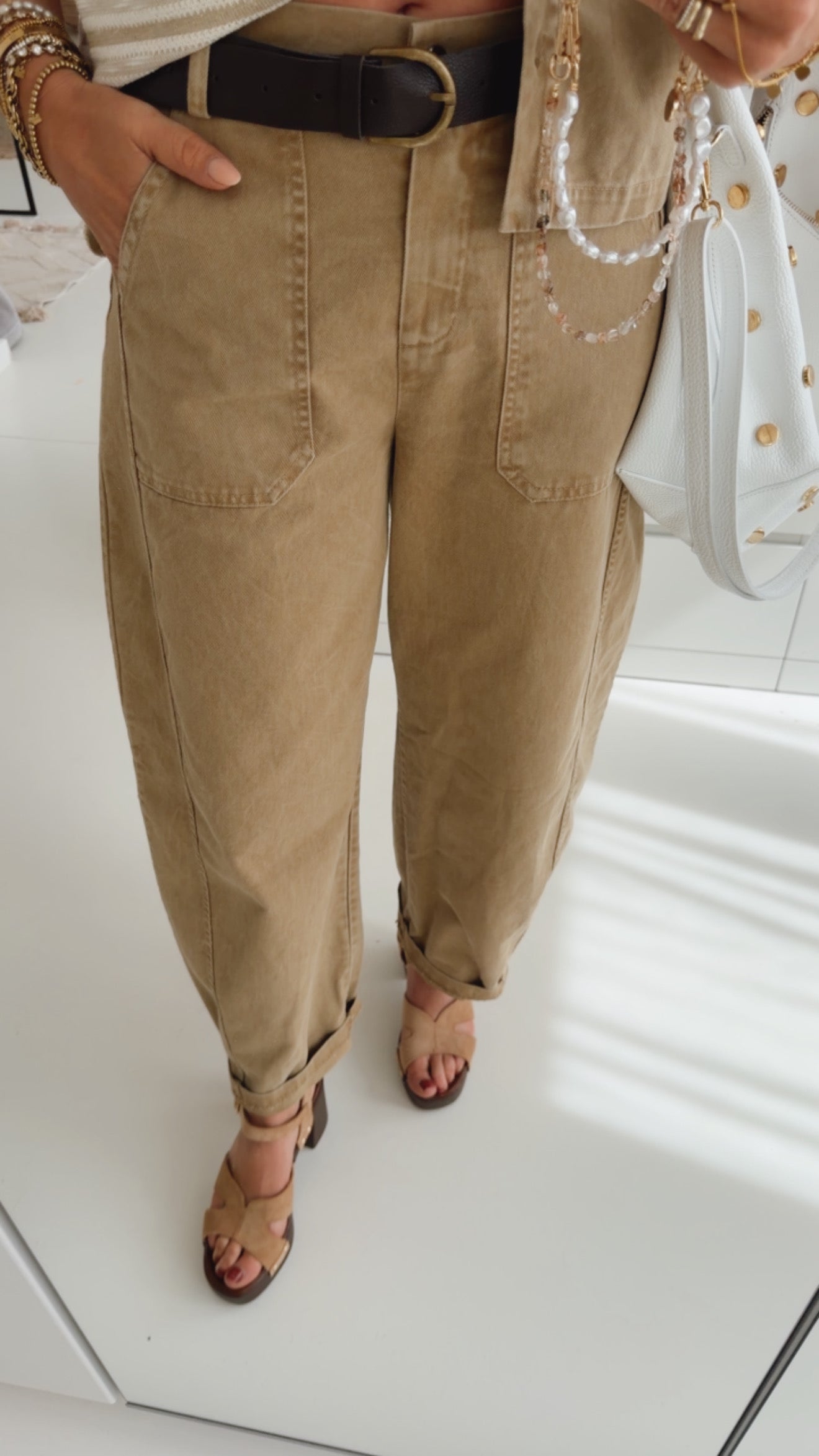 Barrel Hose Jeans Optik