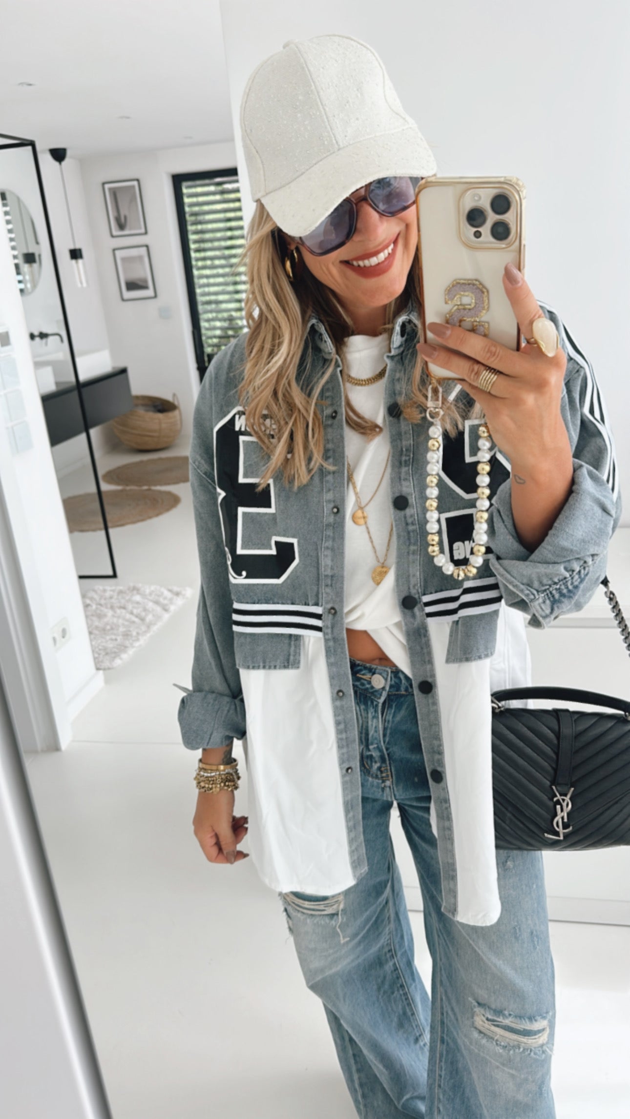 Statement Jeans Hemd