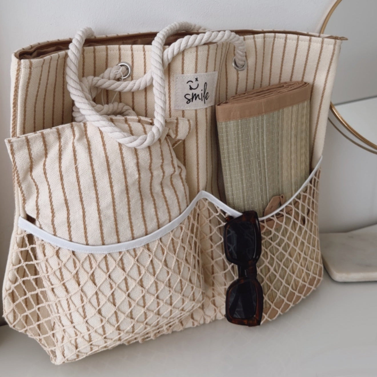 Strand Tasche Stripes