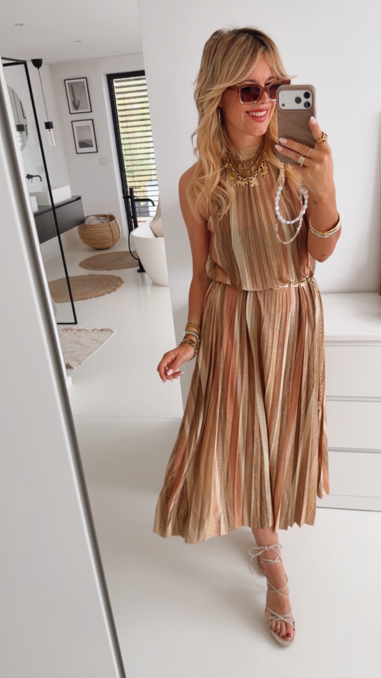 Kleid Plissee