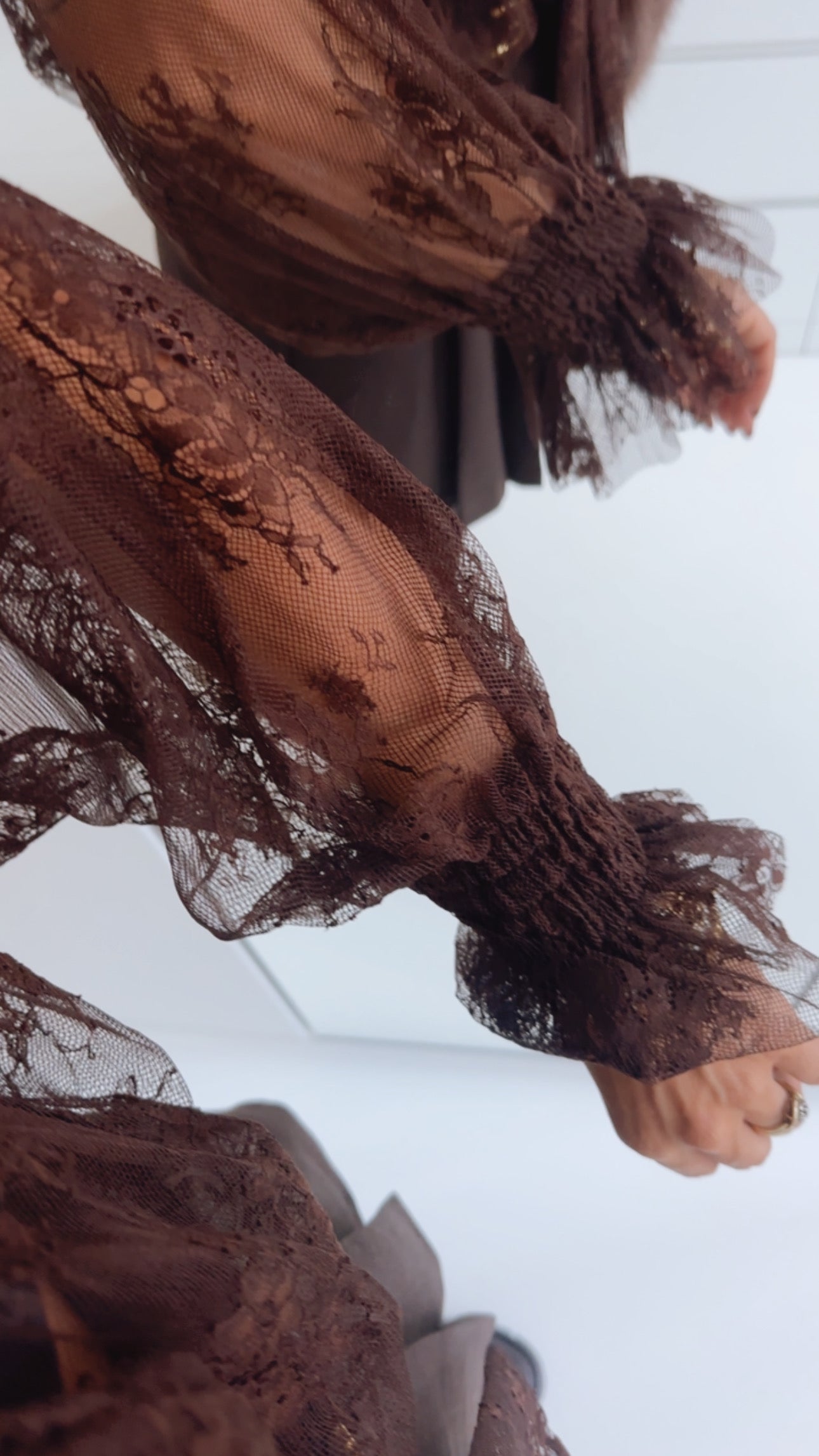 Lace Bluse Ruffles