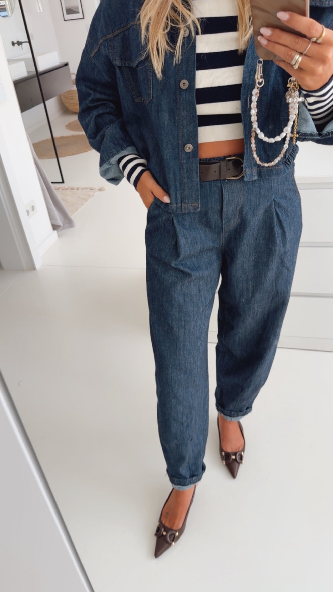 Jeans a Like mit Gummibund